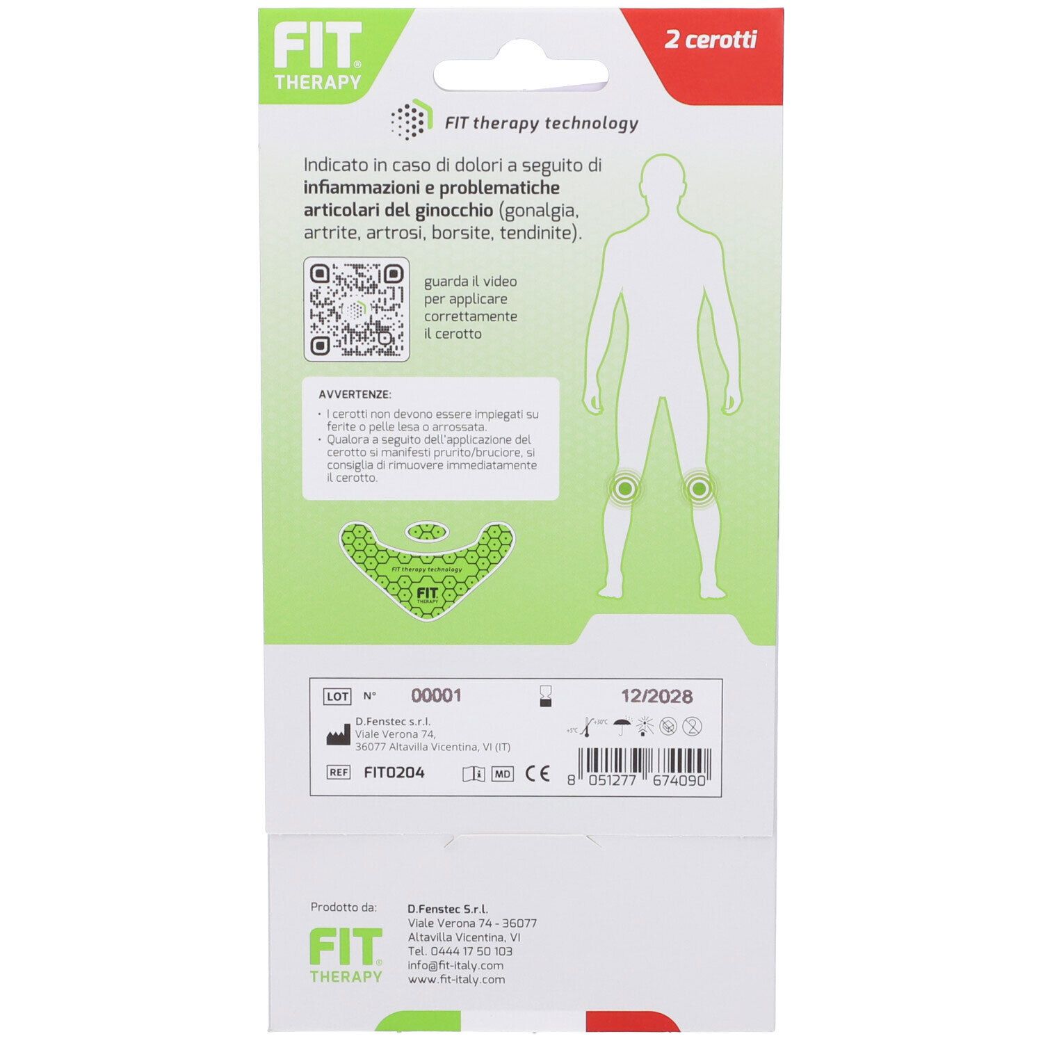 Fit Therapy Cerotto Ginocchio