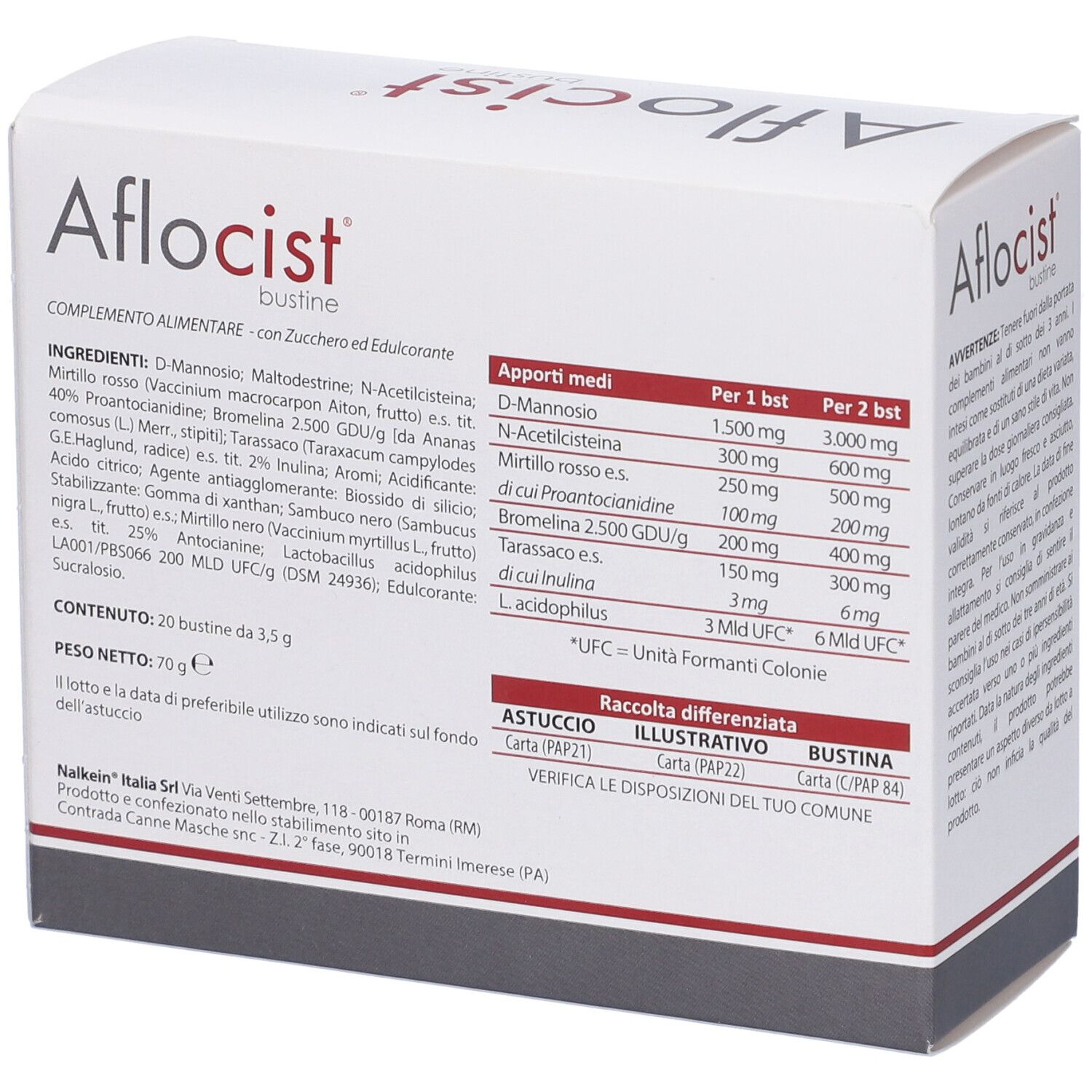 Aflocist 20 Bustine