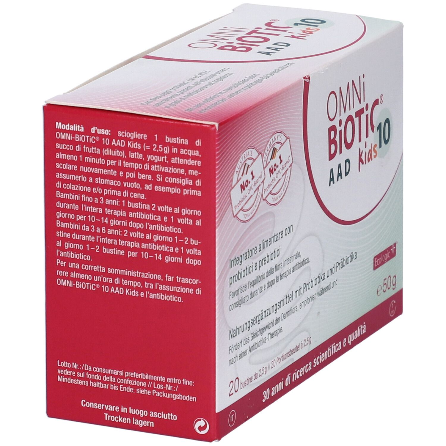 Omni Biotic 10 Aad Kids 20 Bustine Da 25 G