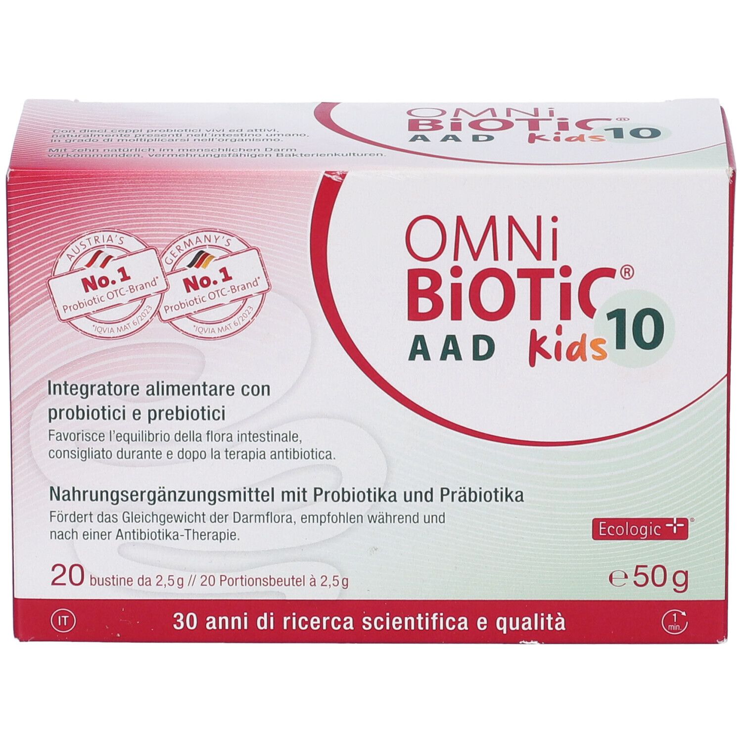 Omni Biotic 10 Aad Kids 20 Bustine Da 25 G