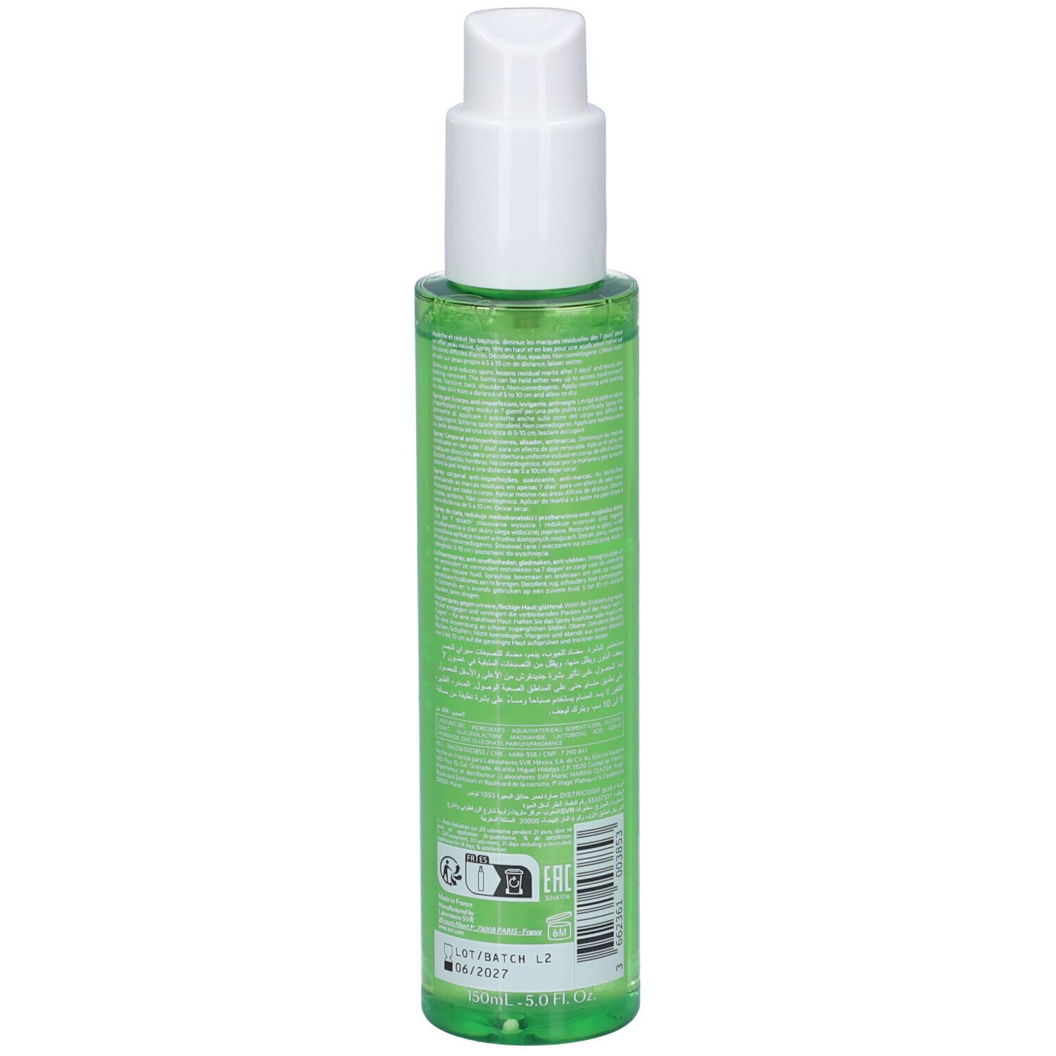 Sebiaclear Spray Corps 150 Ml