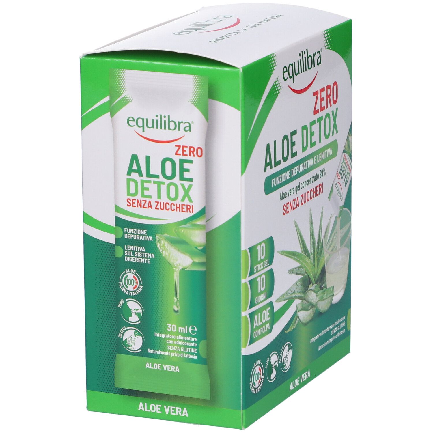 Equilibra Aloe Detox Zero Stick - risparmia il 10% con il codice: EQUILIBRA10