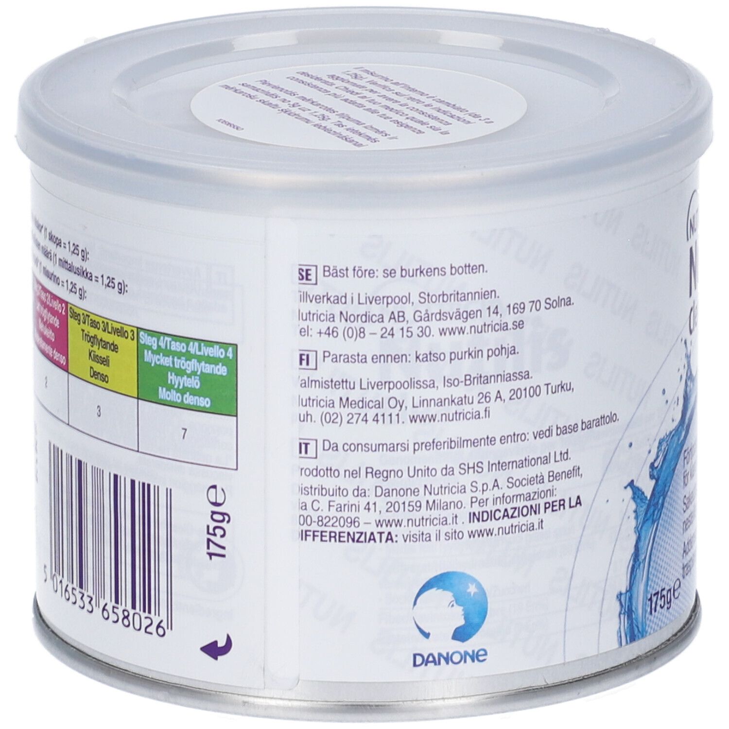 NUTRICIA NUTILIS CLEAR Polvere Addensante Gusto Neutro 175g
