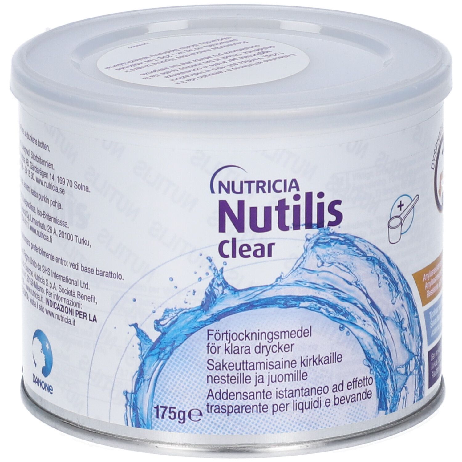 NUTRICIA NUTILIS CLEAR Polvere Addensante Gusto Neutro 175g