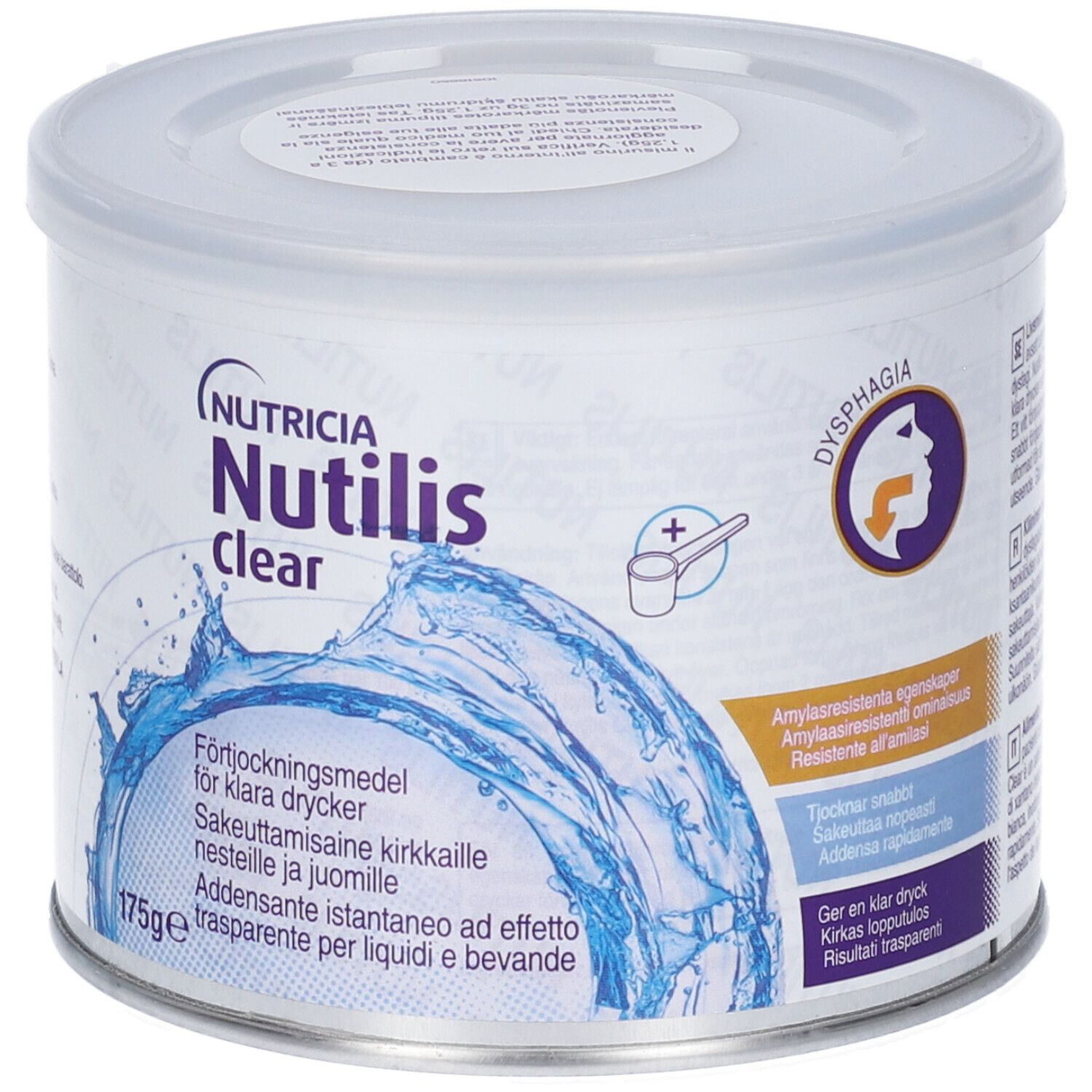 NUTRICIA NUTILIS CLEAR Polvere Addensante Gusto Neutro 175g