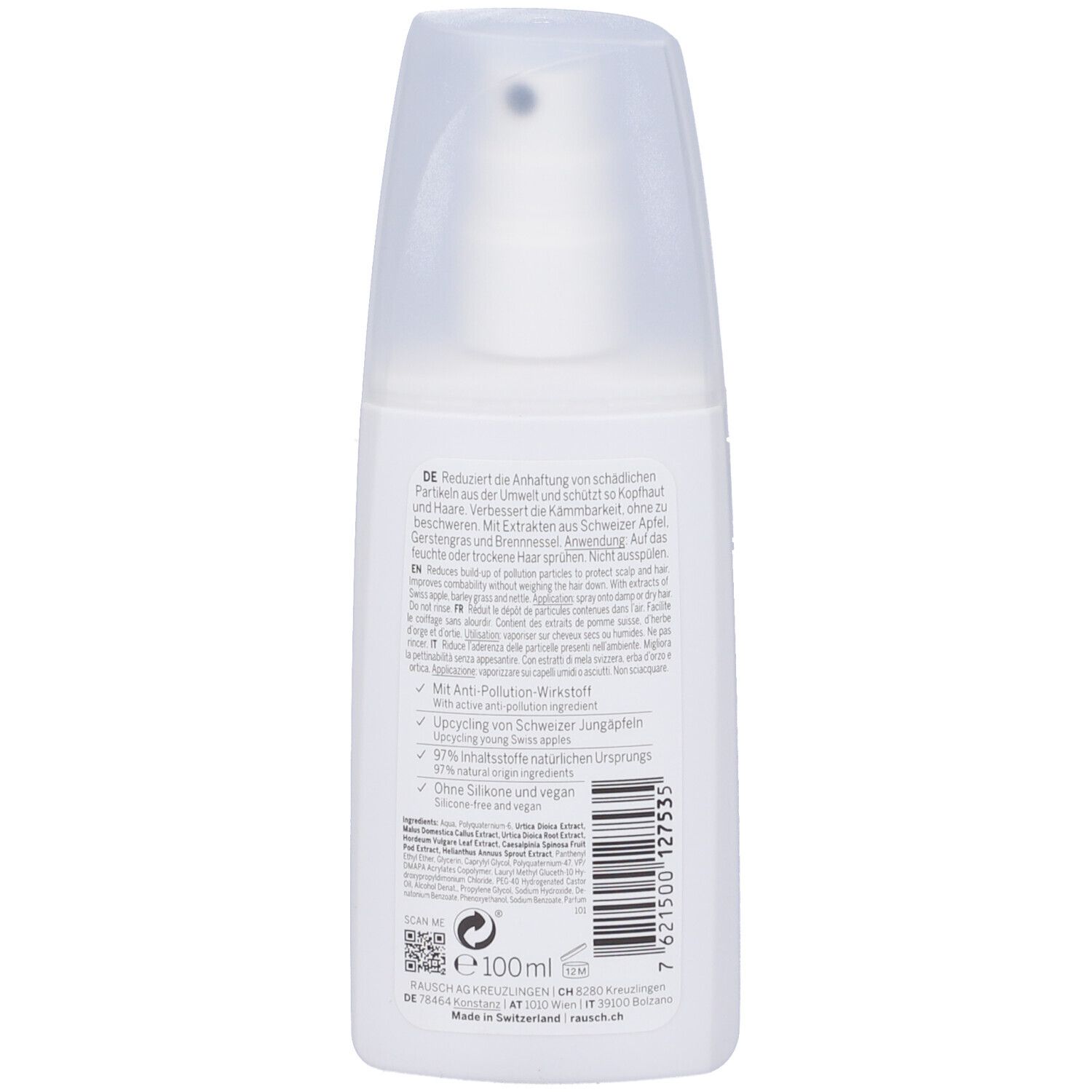 RAUSCH Spray Anti-Inquinamento Con Mela Svizzera