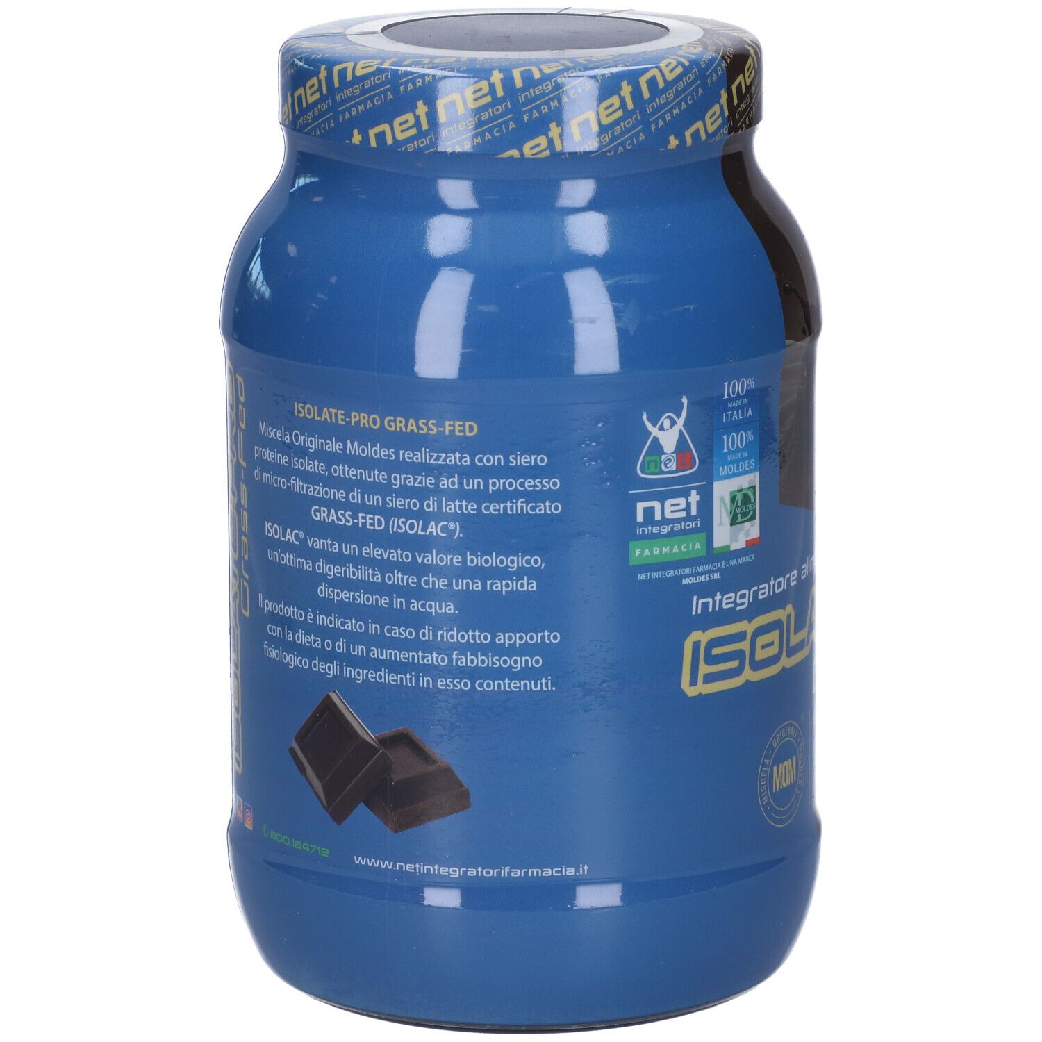 Net Integratori Farmacia Isolate Pro Grass Fed Cioccolato