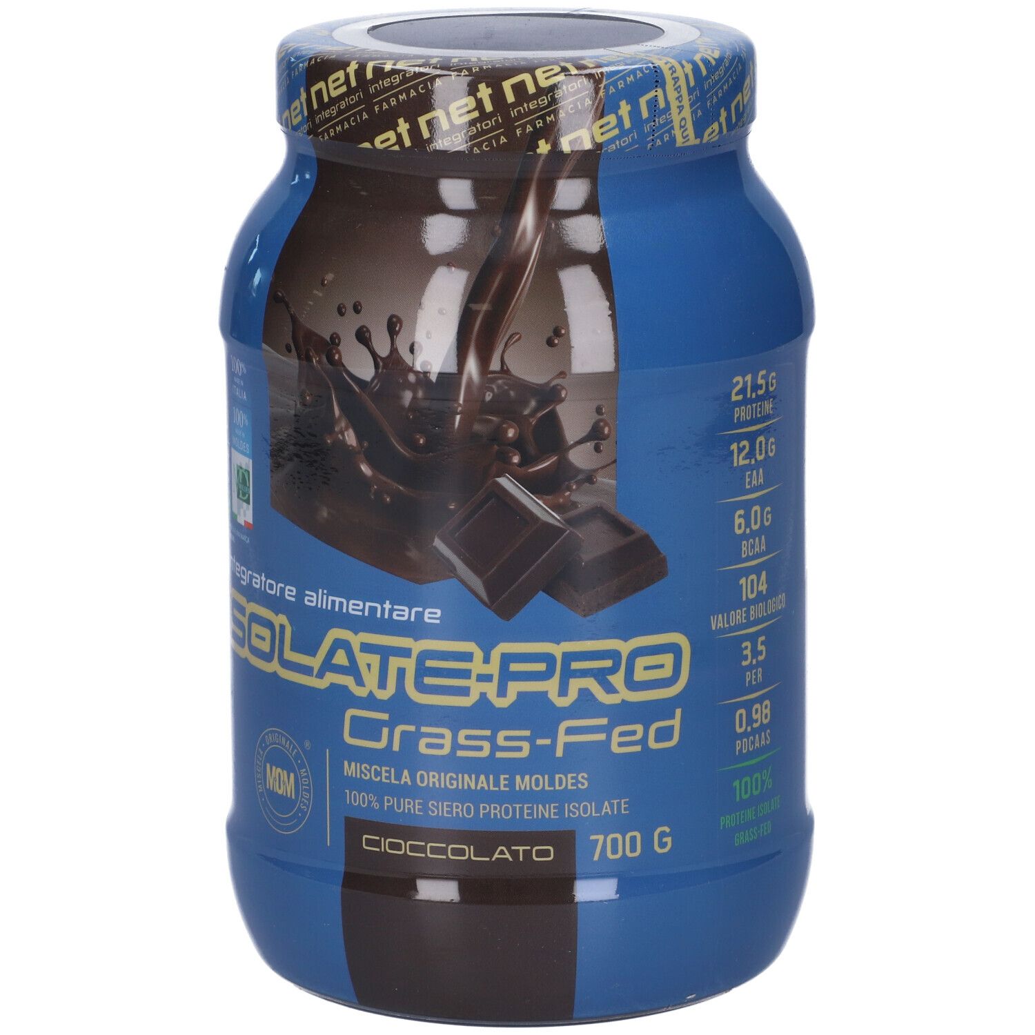 Net Integratori Farmacia Isolate Pro Grass Fed Cioccolato