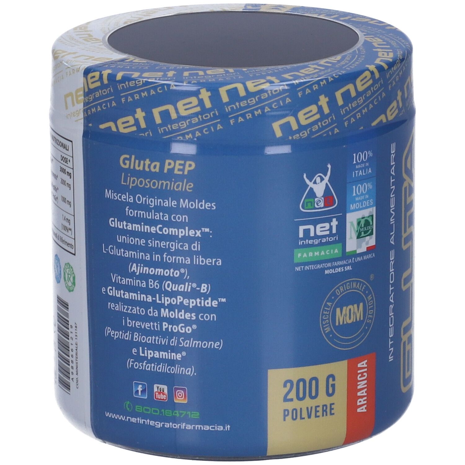 Net Integratori Farmacia Gluta Pep Liposomiale Arancia