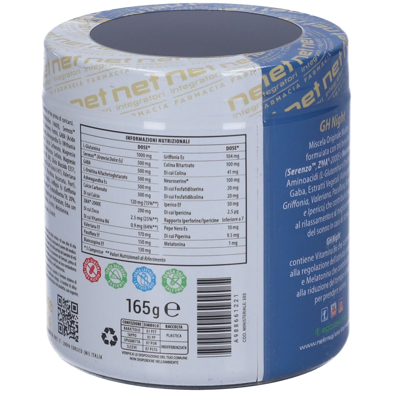 Net Integratori Farmacia Gh Night Compresse