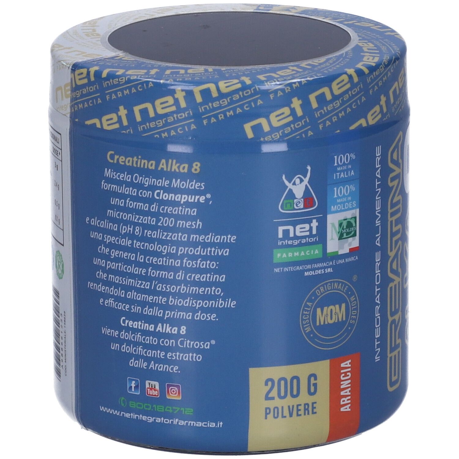 Net Integratori Farmacia Creatina Alka 8 Arancia