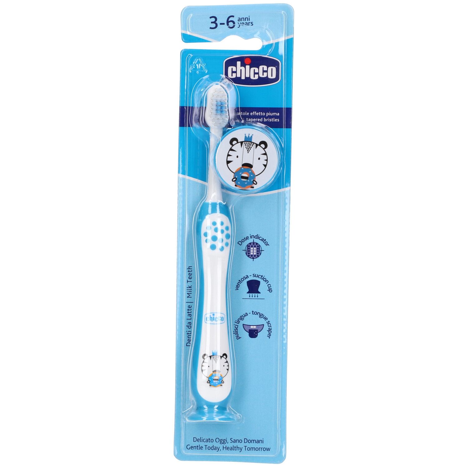 Chicco Spazzolino 3-6 Anni Azzurro