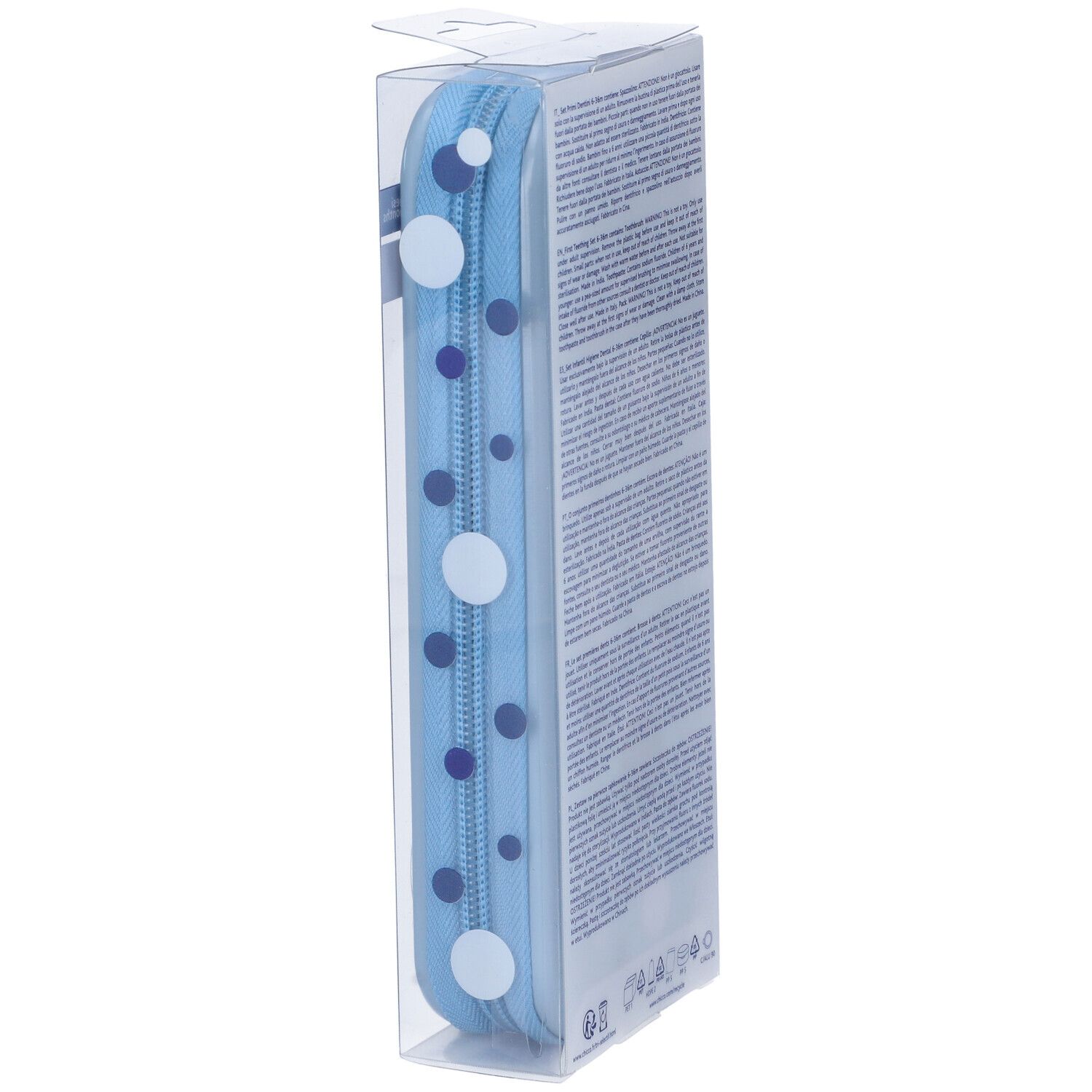Chicco Set Primi Dentini 6-36 Mesi Colore Azzurro
