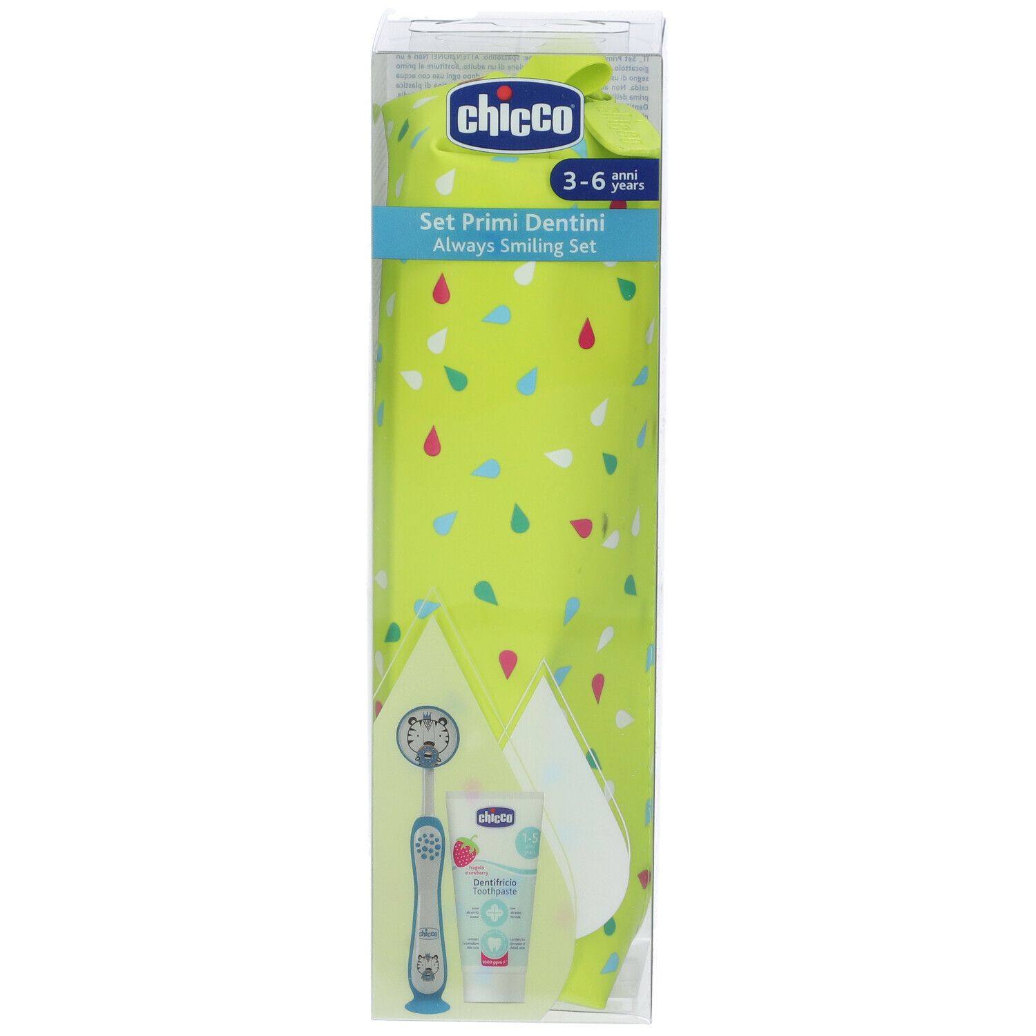 Chicco Set Primi Dentini 3-6 Anni Colore Verde