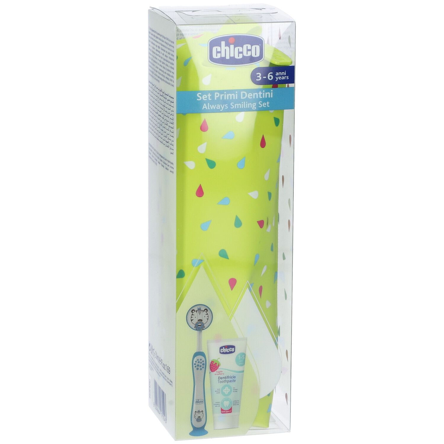 Chicco Set Primi Dentini 3-6 Anni Colore Verde