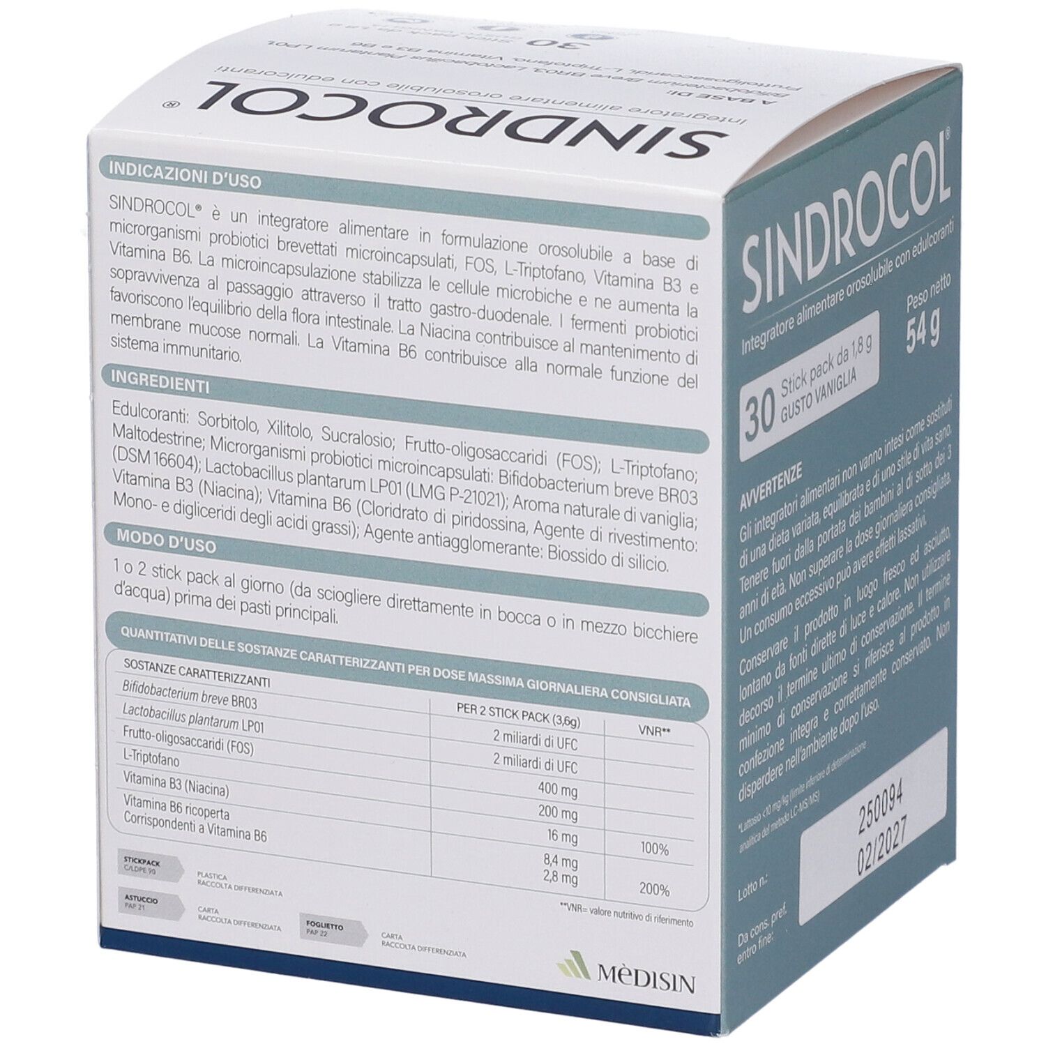 Sindrocol Stick Pack