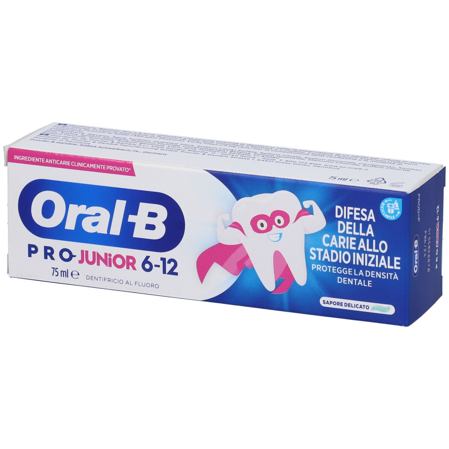 Oral-B Pro Junior Dentifricio 6-12 Anni