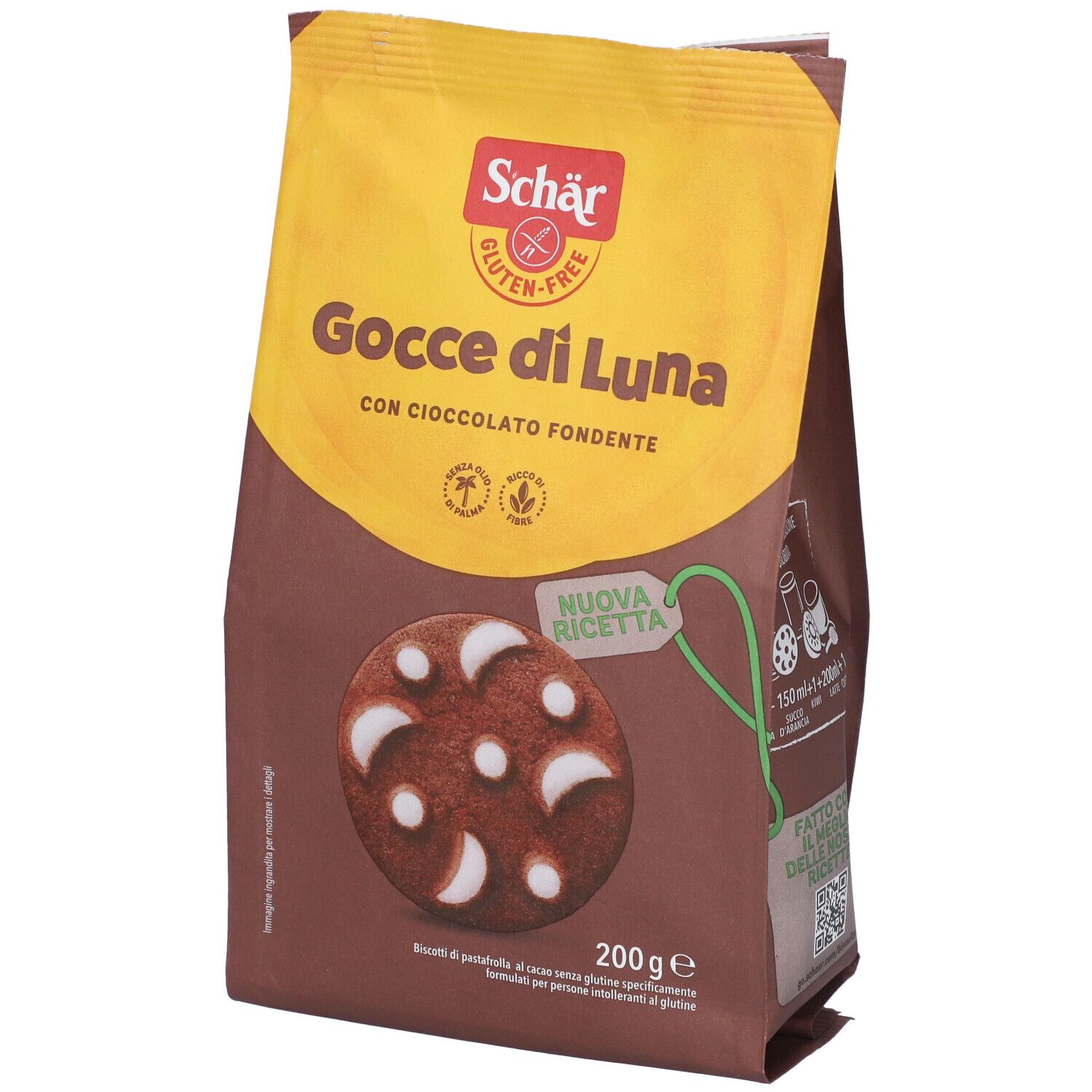 Schar Gocce di Luna Biscotti al Cioccolato Senza Glutine