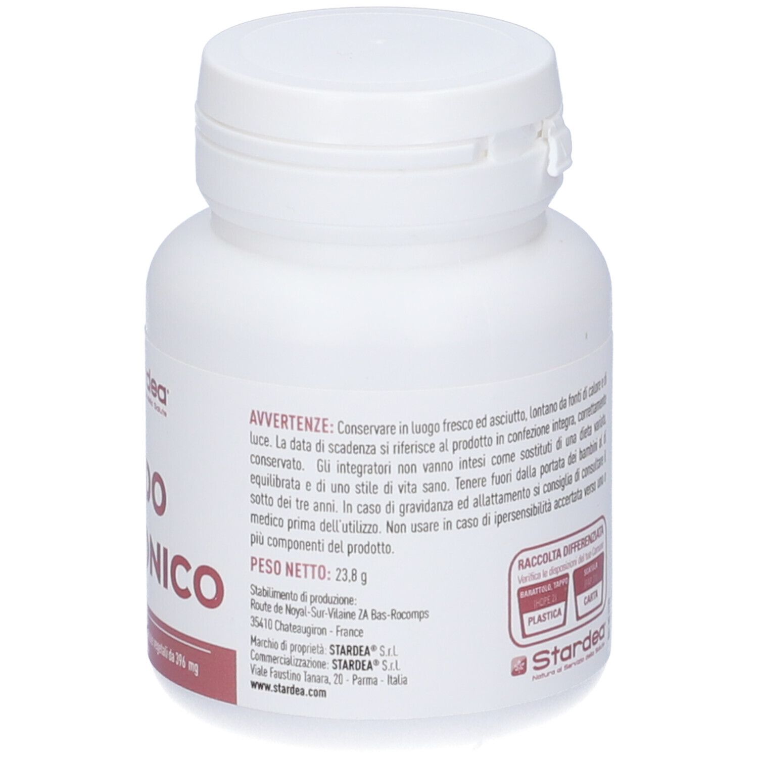Stardea Acido Ialuronico Capsule Vegetali - Acido Ialuronico - Bellezza della Pelle