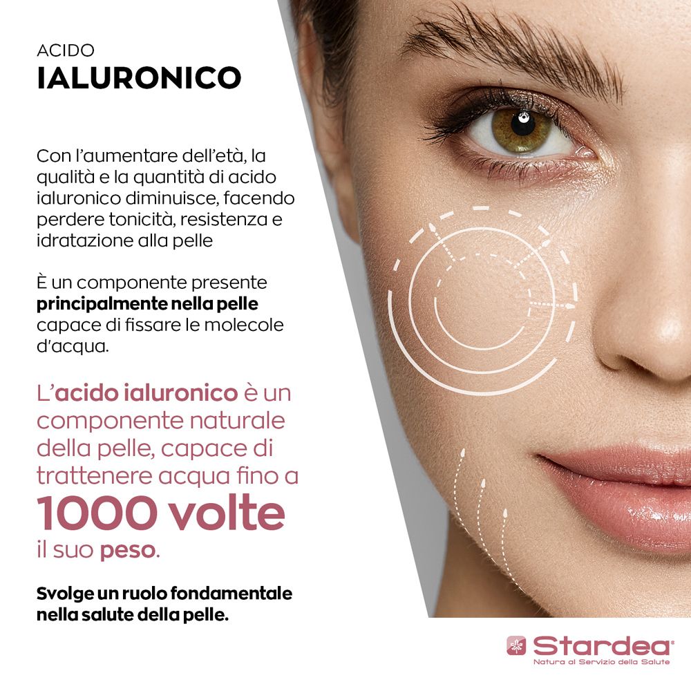 Stardea Acido Ialuronico Capsule Vegetali - Acido Ialuronico - Bellezza della Pelle