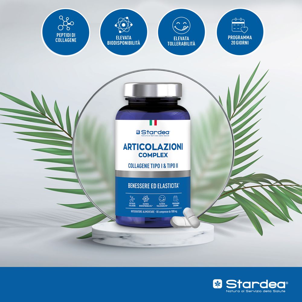 Stardea Articolazioni Complex  Compresse - Collagene Tipo I & Tipo Ii - Integratore Alimentare