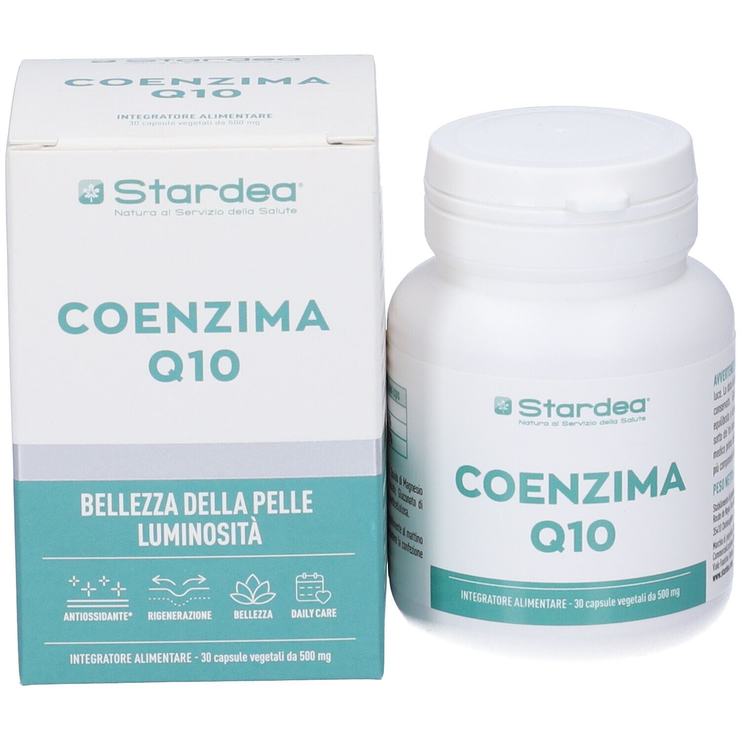 Stardea Coenzima Q10 - Integratore Alimentare - Capsule Vegetali - Bellezza della Pelle