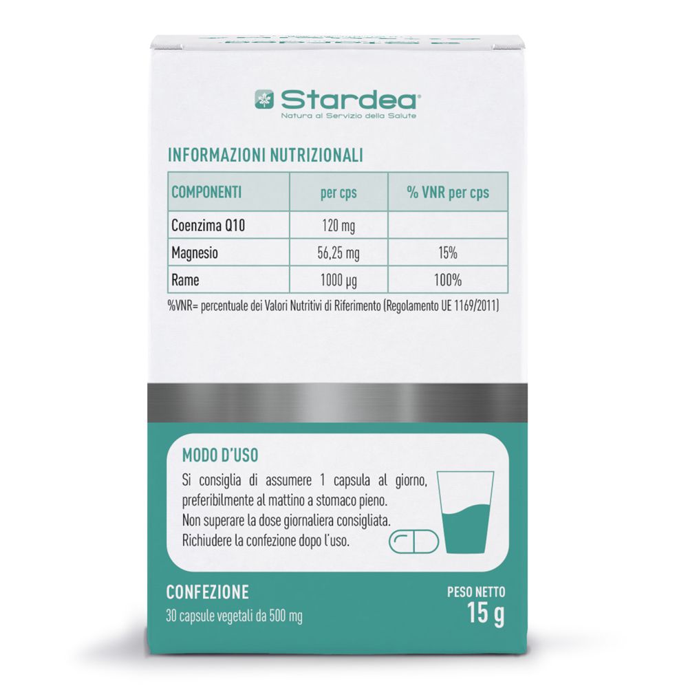 Stardea Coenzima Q10 - Integratore Alimentare - Capsule Vegetali - Bellezza della Pelle