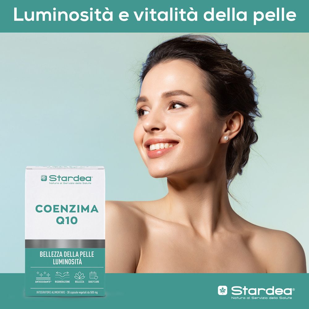 Stardea Coenzima Q10 - Integratore Alimentare - Capsule Vegetali - Bellezza della Pelle
