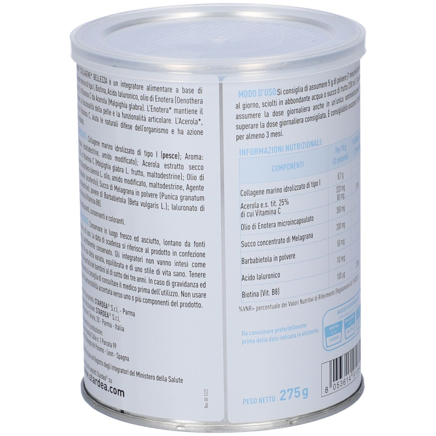 Stardea Collagene + Bellezza Polvere - a Base di Collagene Marino e Acido Ialuronico per la Bellezza della Pelle - risparmia il 10% con il codice: Stardea10