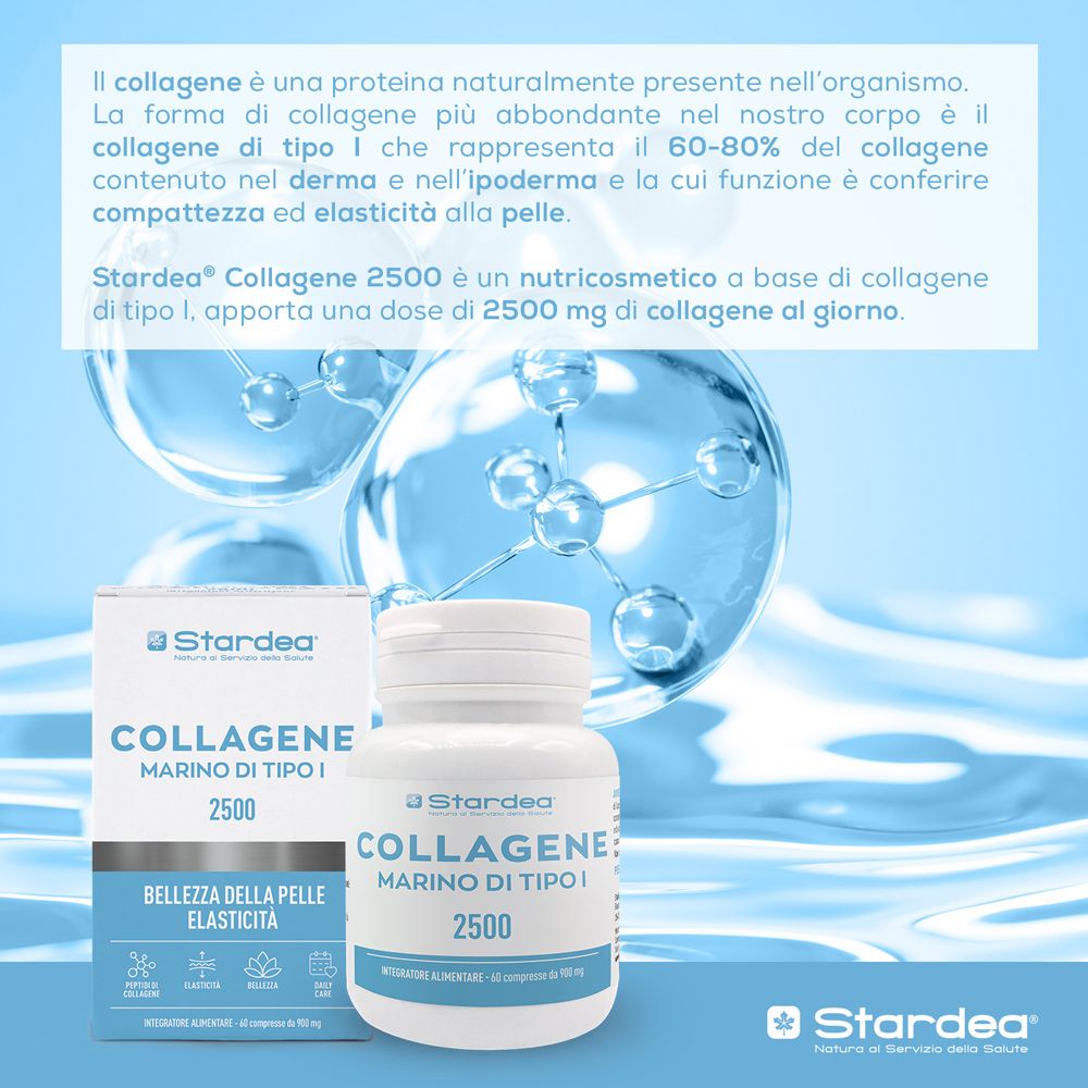 Stardea Collagene 2500 in Compresse - Integratore Alimentare - risparmia il 10% con il codice: Stardea10