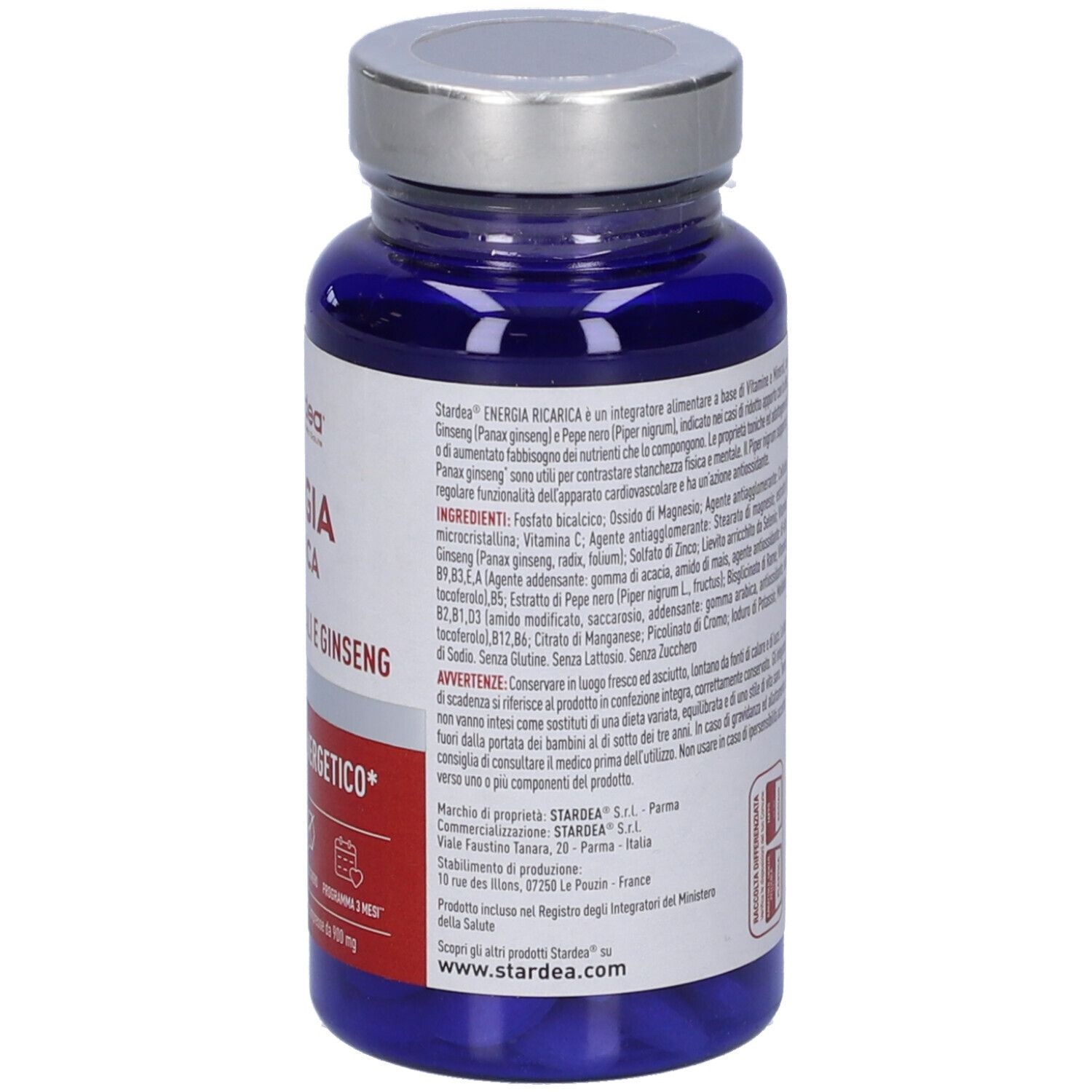 Stardea Energia Ricarica Compresse - Integratore Alimentare Con Vitamine, Minerali E Ginseng - risparmia il 10% con il codice: Stardea10