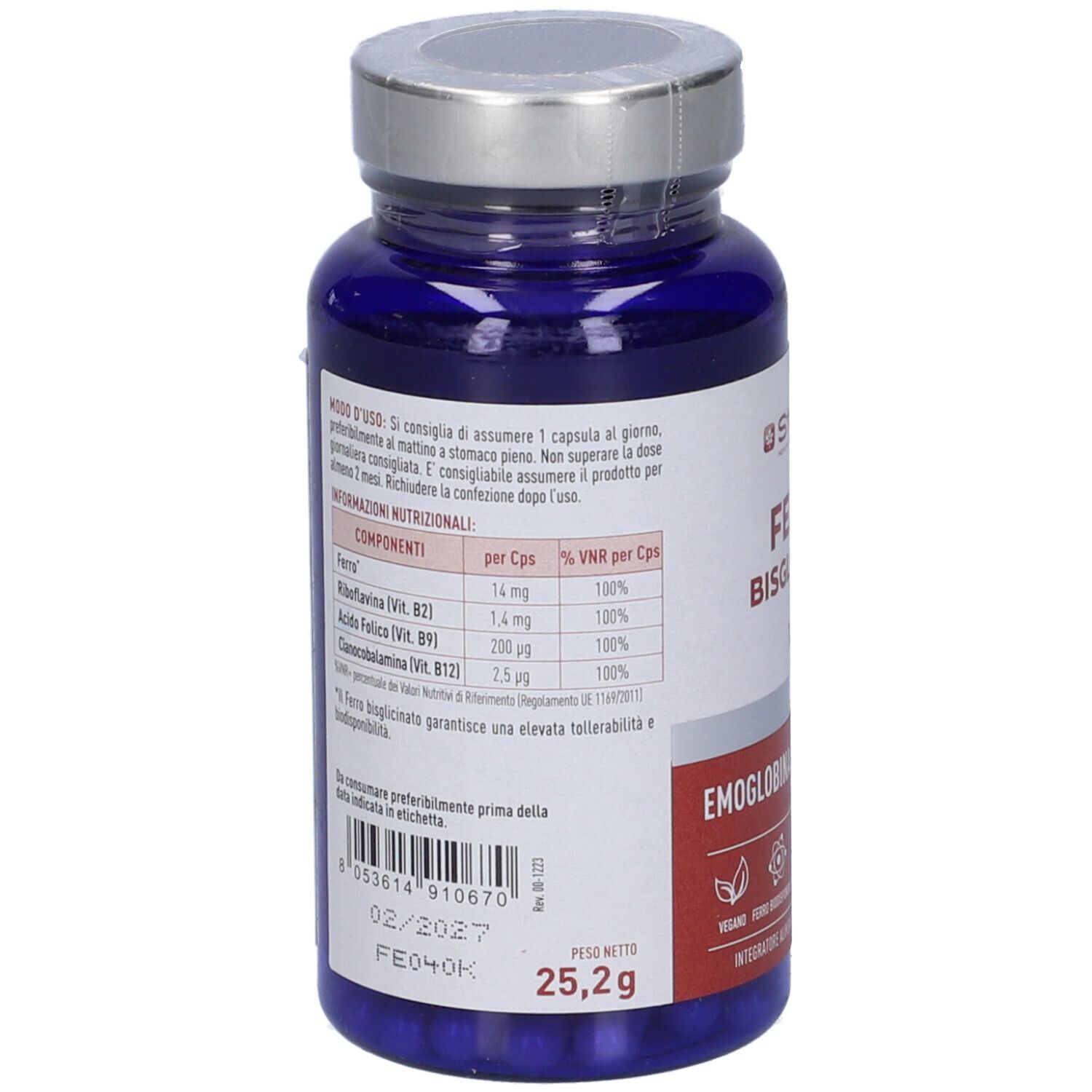 Stardea Ferro Bisglicinato 14 Mg Compresse Integratore Alimentare