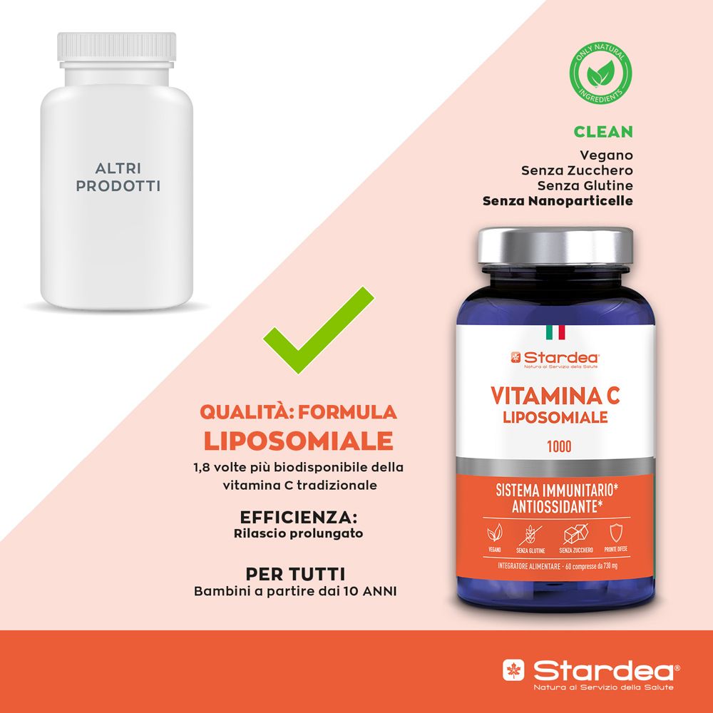 Stardea Vitamina C Liposomiale 1000 in Compresse - Integratore Alimentare