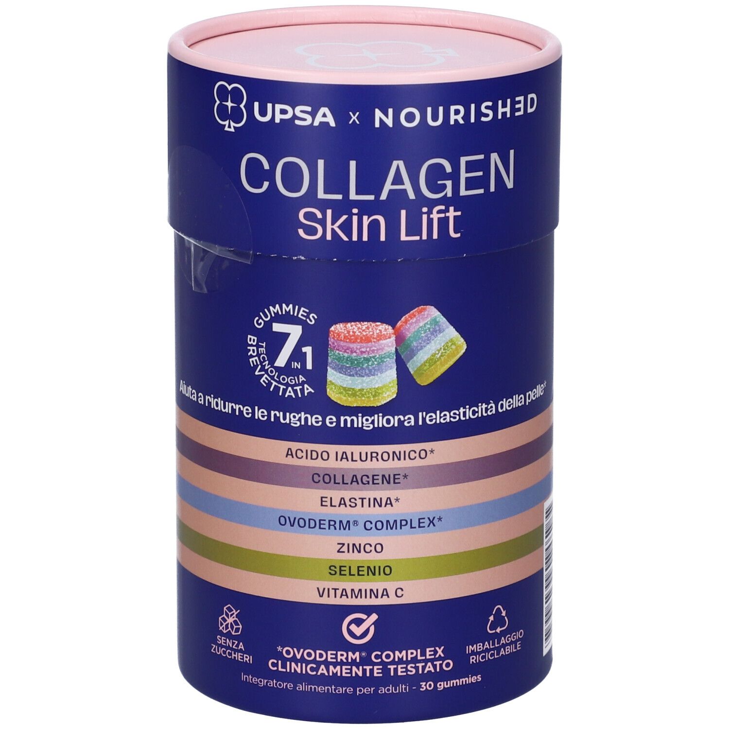 Upsa X Nourished Collagen Skin Lift 30 Gummies