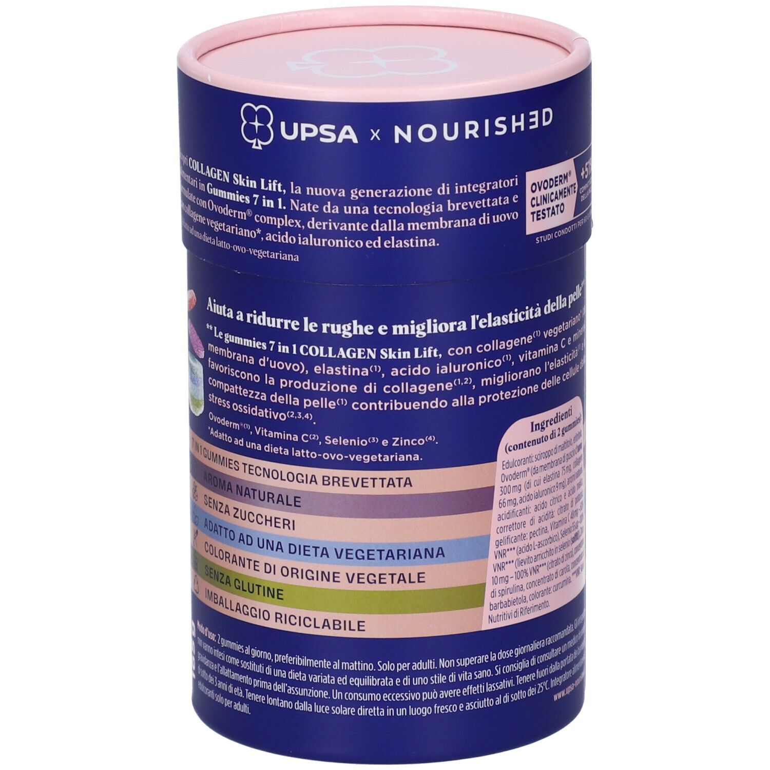 Upsa X Nourished Collagen Skin Lift 30 Gummies
