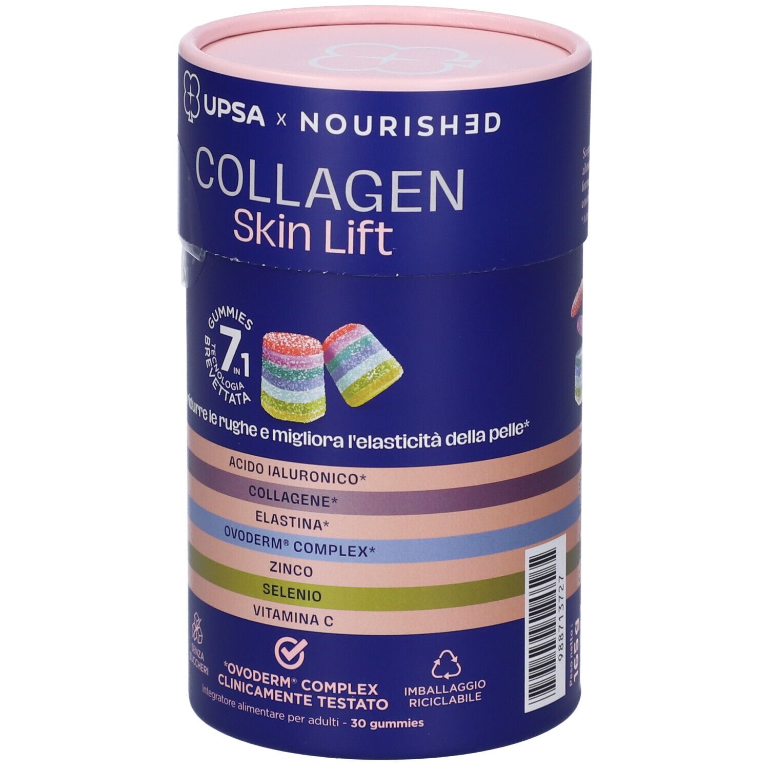 Upsa X Nourished Collagen Skin Lift 30 Gummies