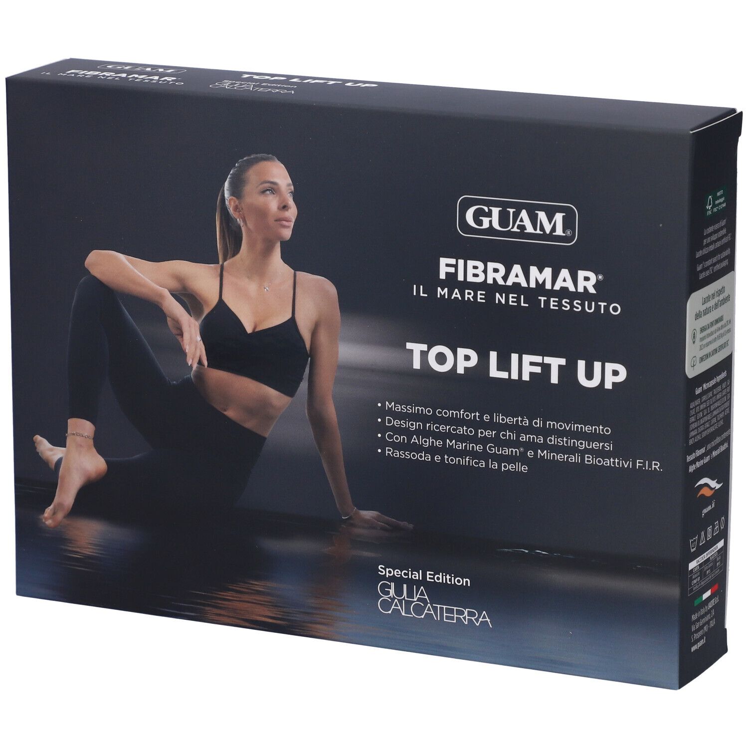 Guam Fibramar Top Lift Up M/L Nero