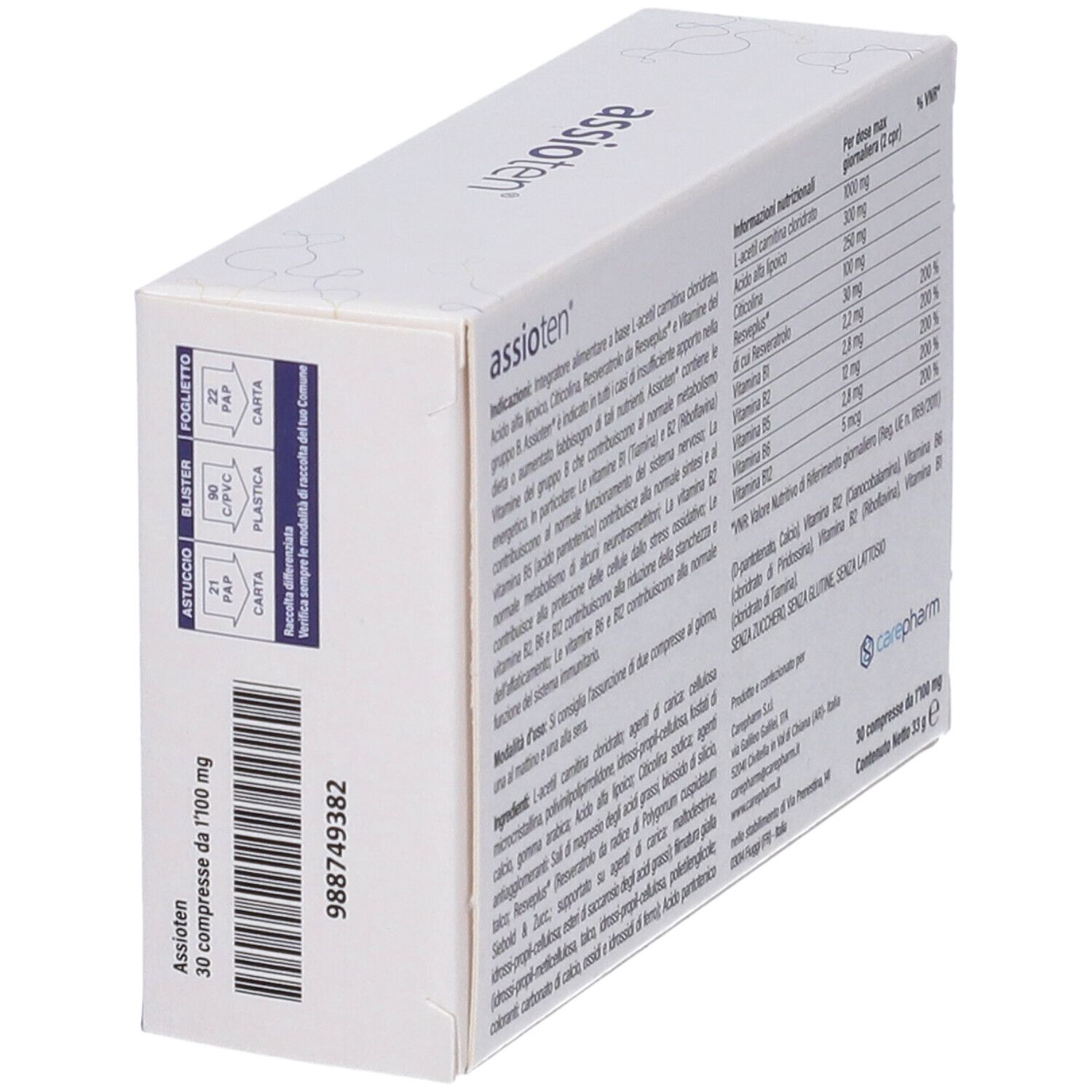 Assioten 30 Compresse