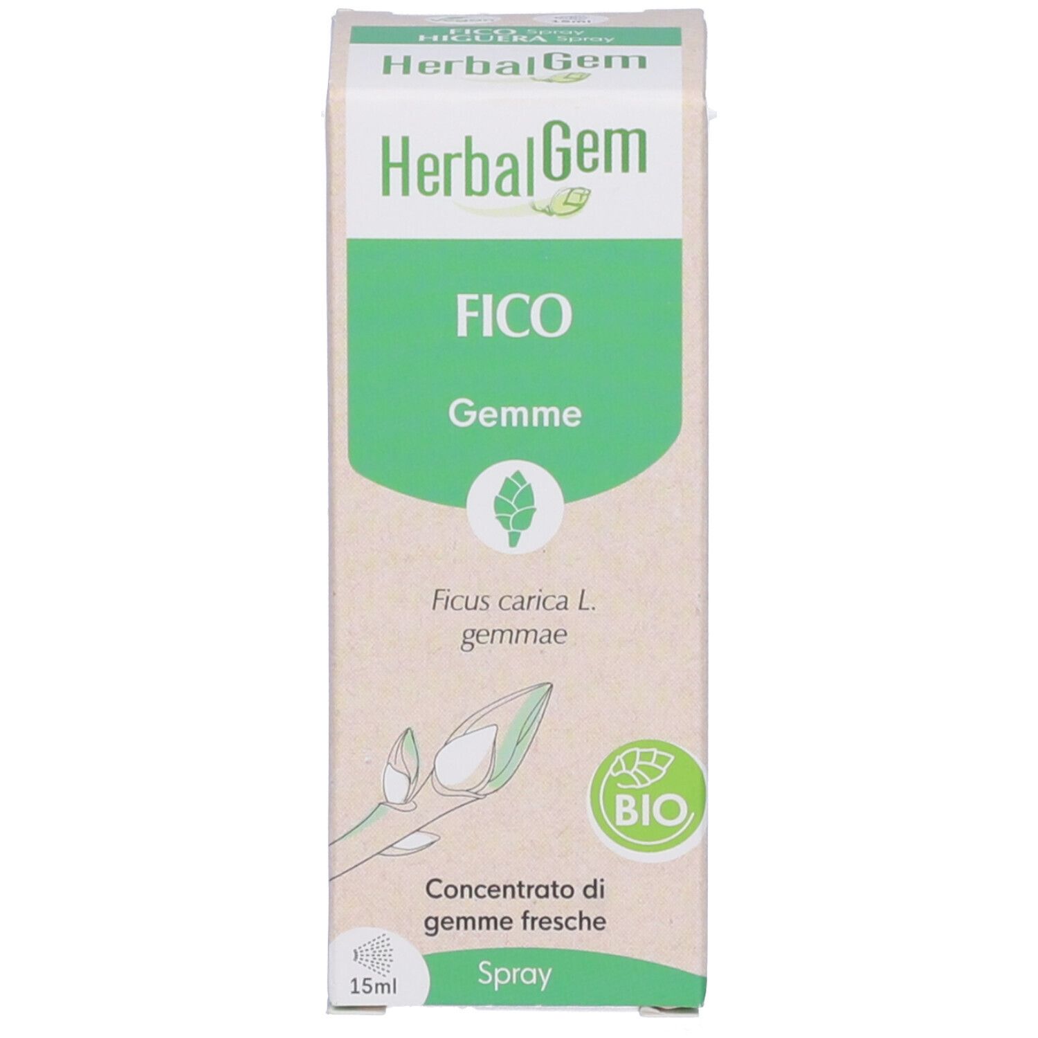 Herbalgem Fico Gemme Concentrato di Gemme Fresche Gocce