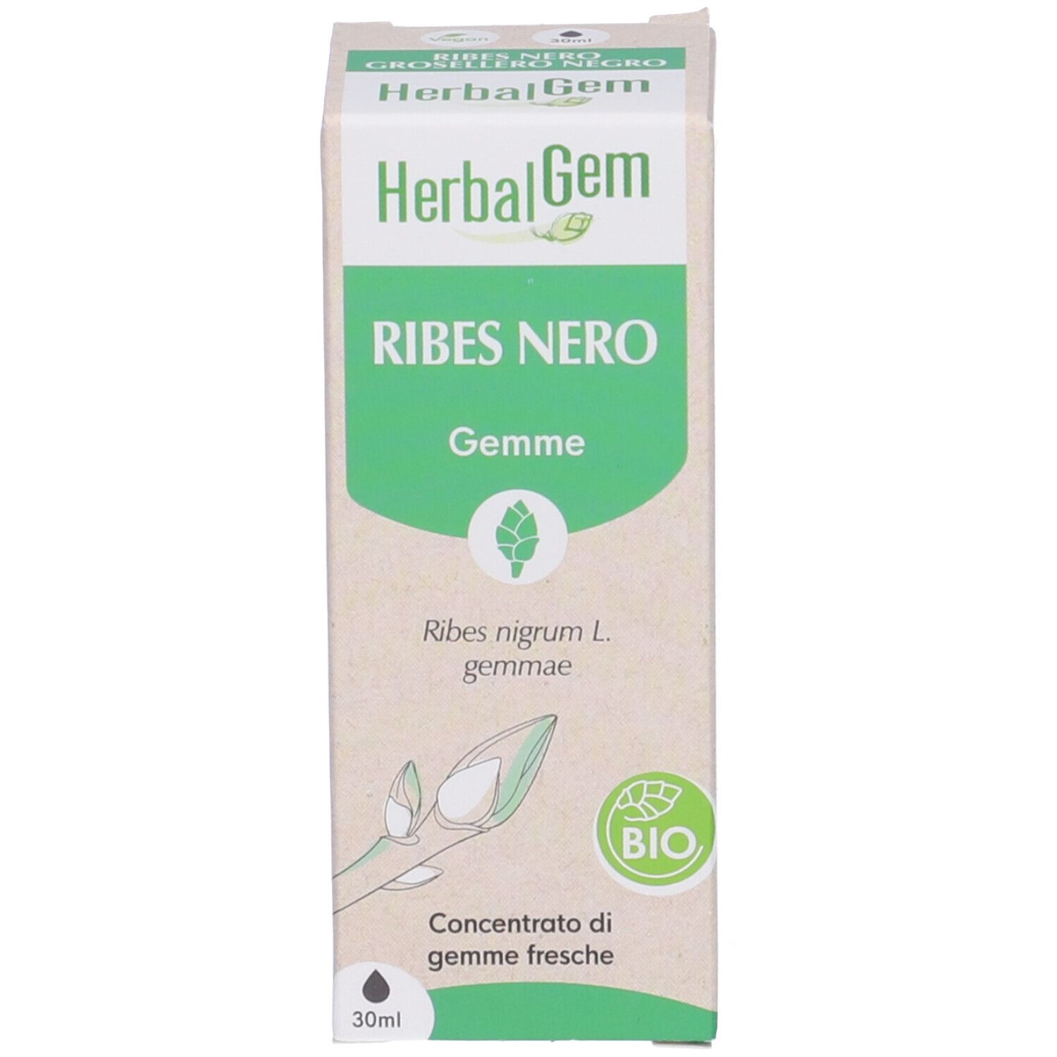 Herbalgem Ribes Nero Gemme Bio Gocce