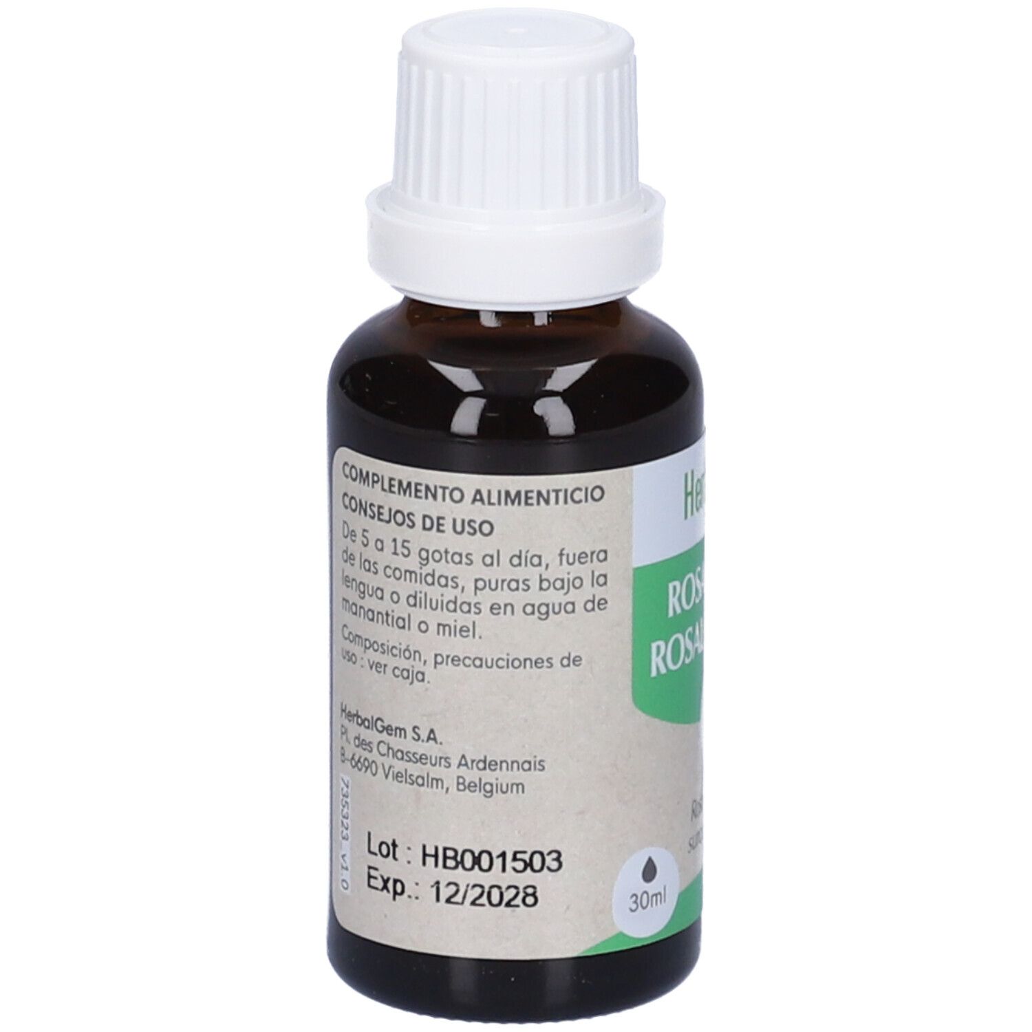 Herbalgem Rosa Canina Giovani Getti Concentrato di Gemme Fresche Gocce