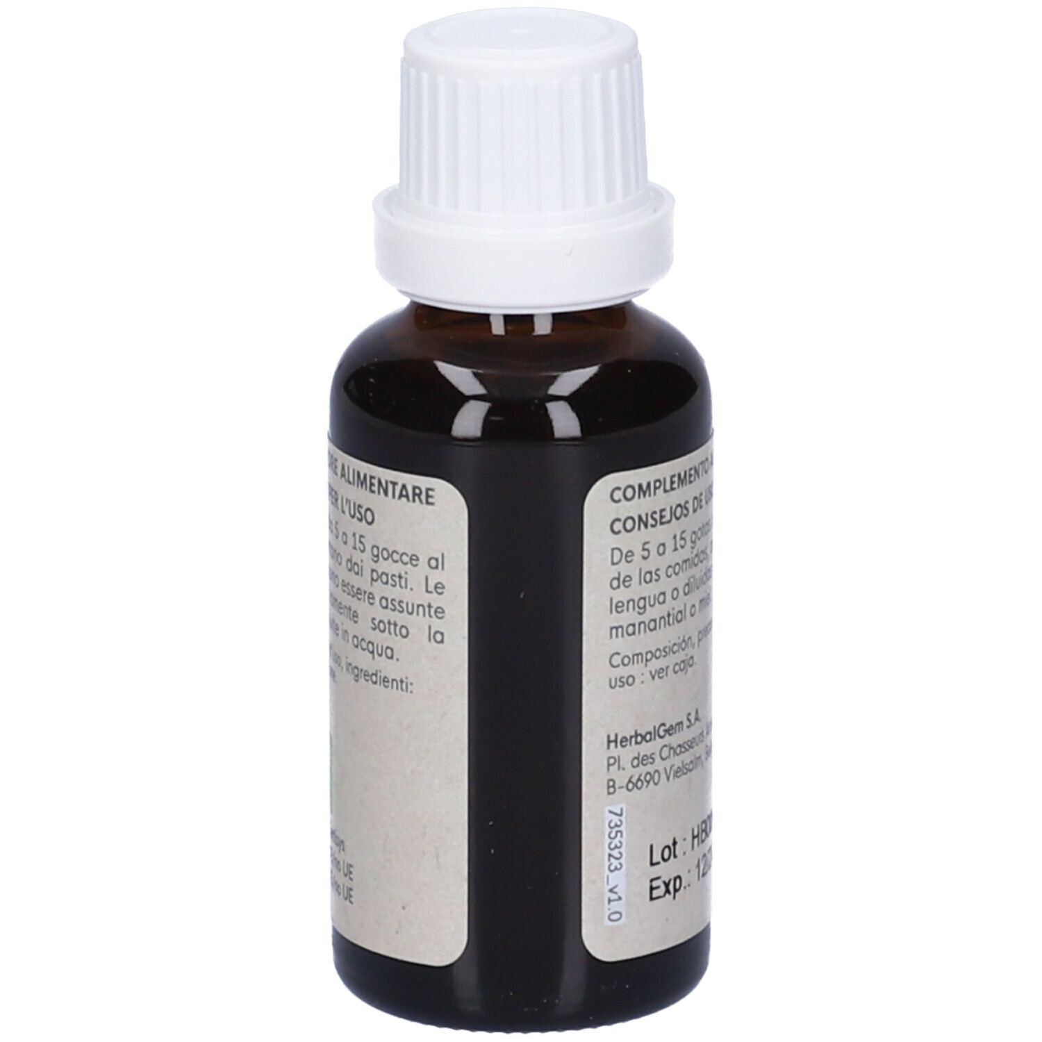 Herbalgem Rosa Canina Giovani Getti Concentrato di Gemme Fresche Gocce