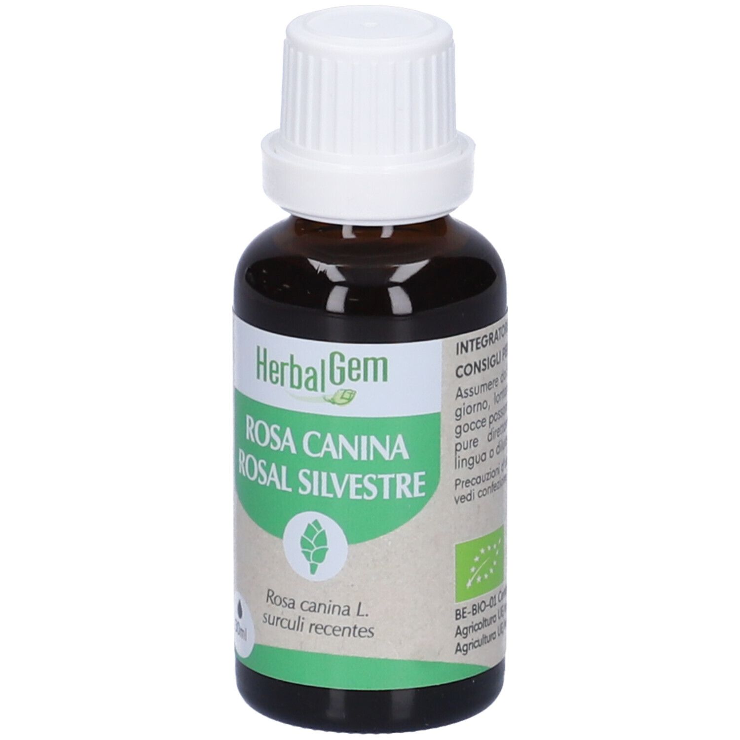 Herbalgem Rosa Canina Giovani Getti Concentrato di Gemme Fresche Gocce