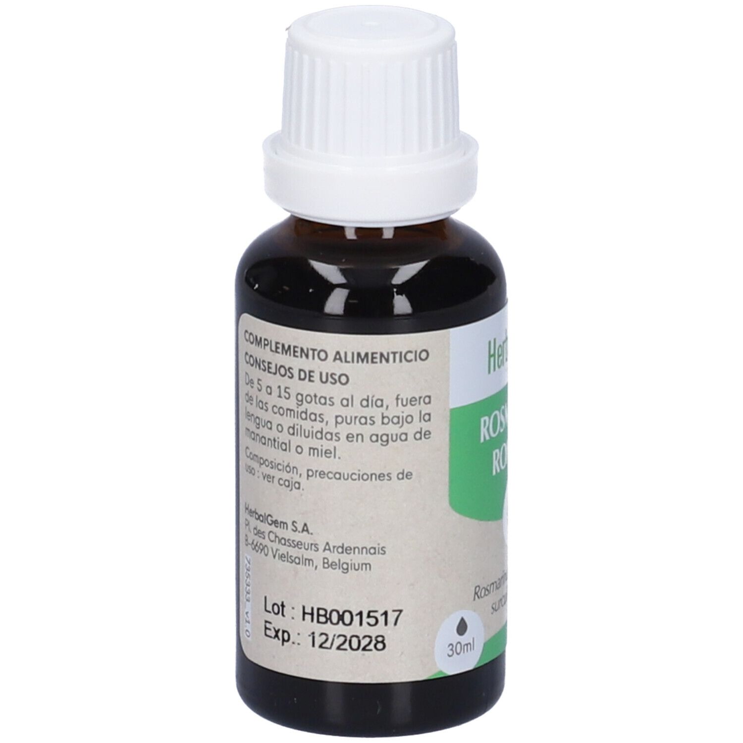 Herbalgem Rosmarino Giovani Getti Concentrato di Gemme Fresche Gocce