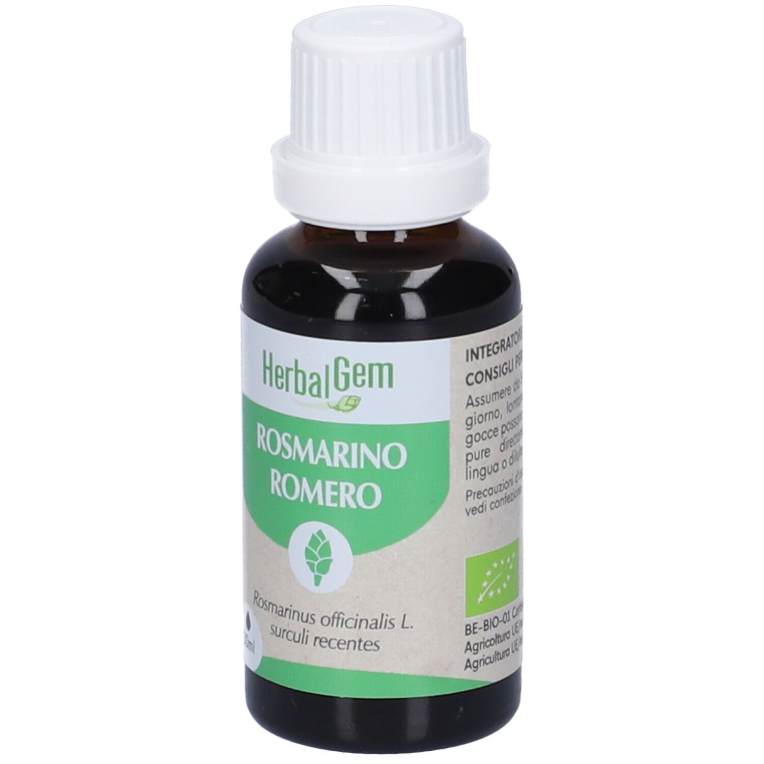 Herbalgem Rosmarino Giovani Getti Concentrato di Gemme Fresche Gocce