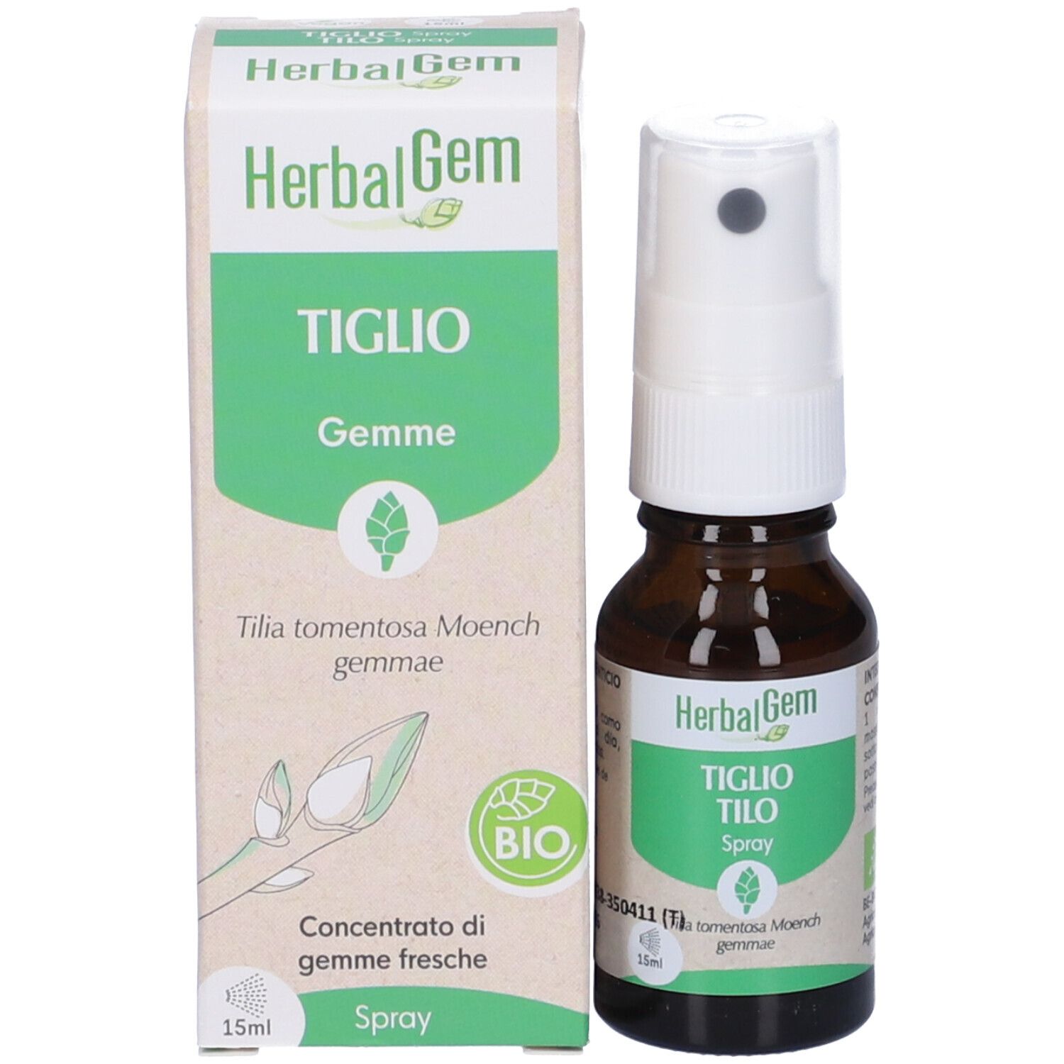 Herbalgem Tiglio Gemme Concentrato di Gemme Fresche Gocce