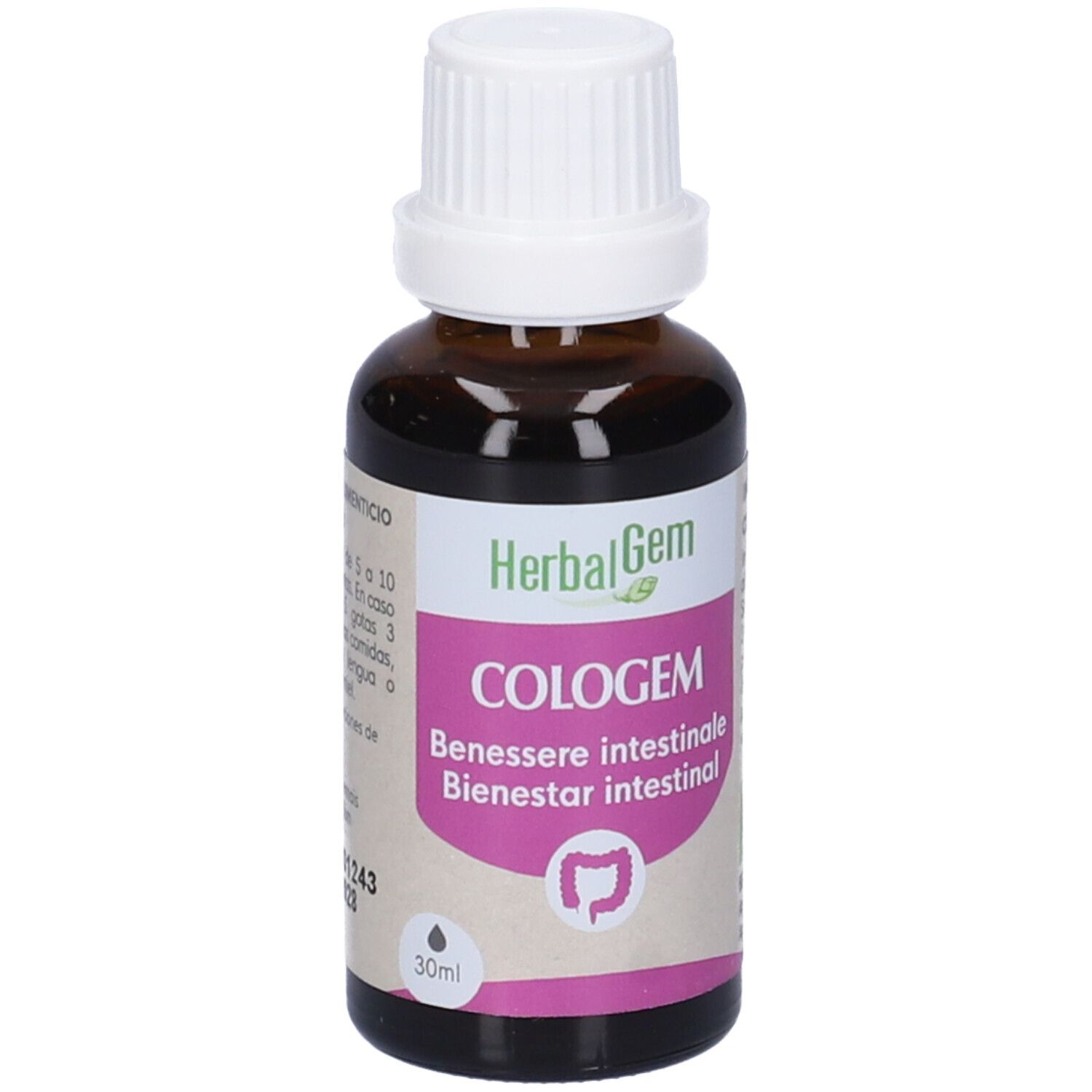 Herbalgem Cologem Benessere Intestinale Concentrato di Gemme Fresche Gocce