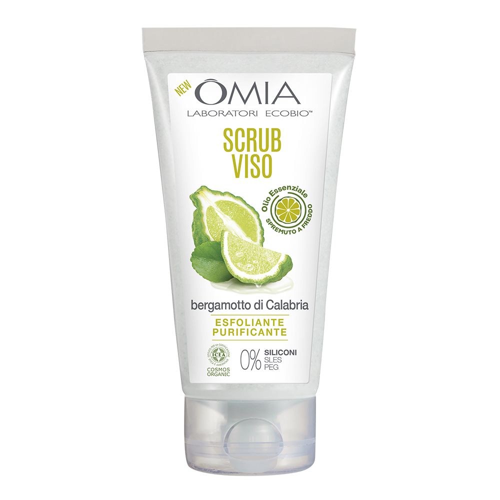 Scrub viso con Olio Essenziale di Bergamotto di Calabria