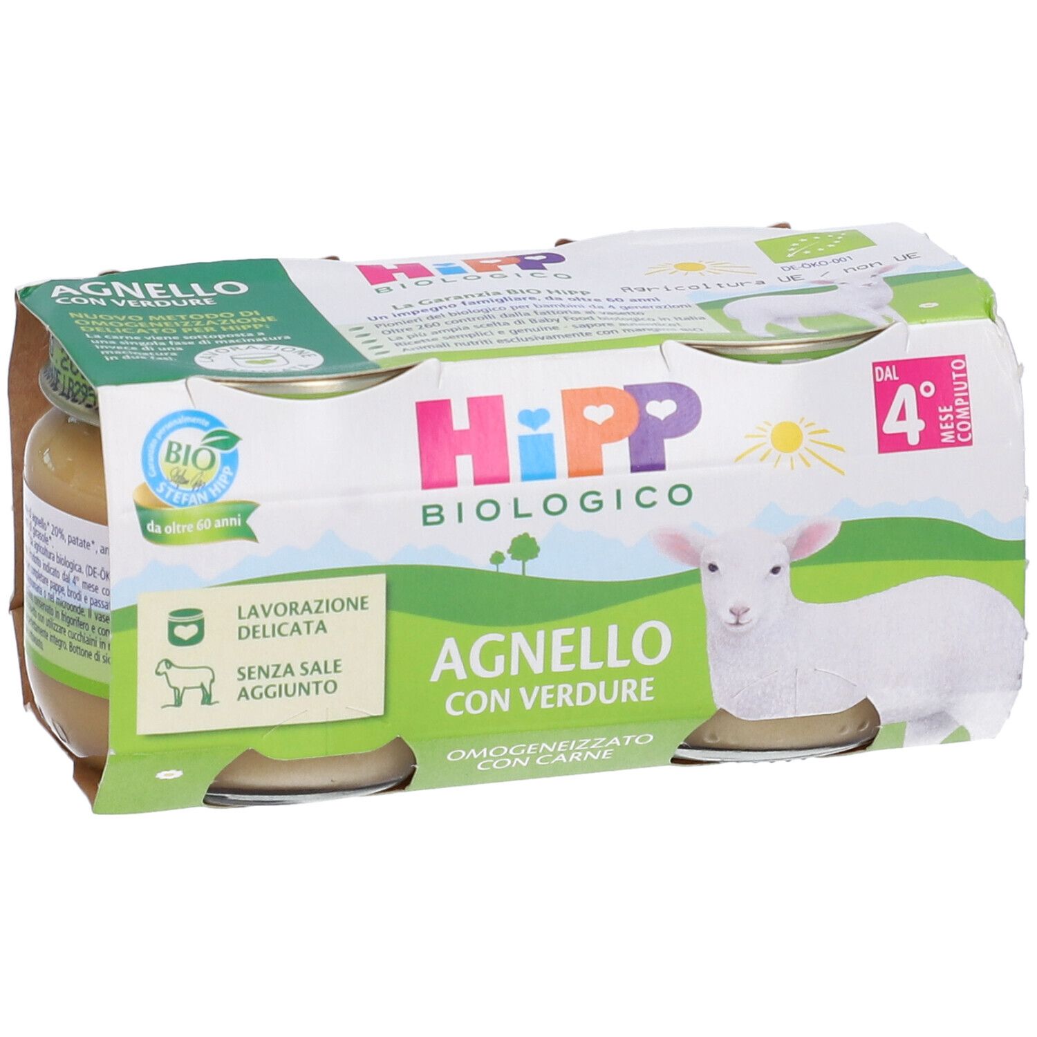 HiPP Biologico Agnello con Verdure Omogeneizzato
