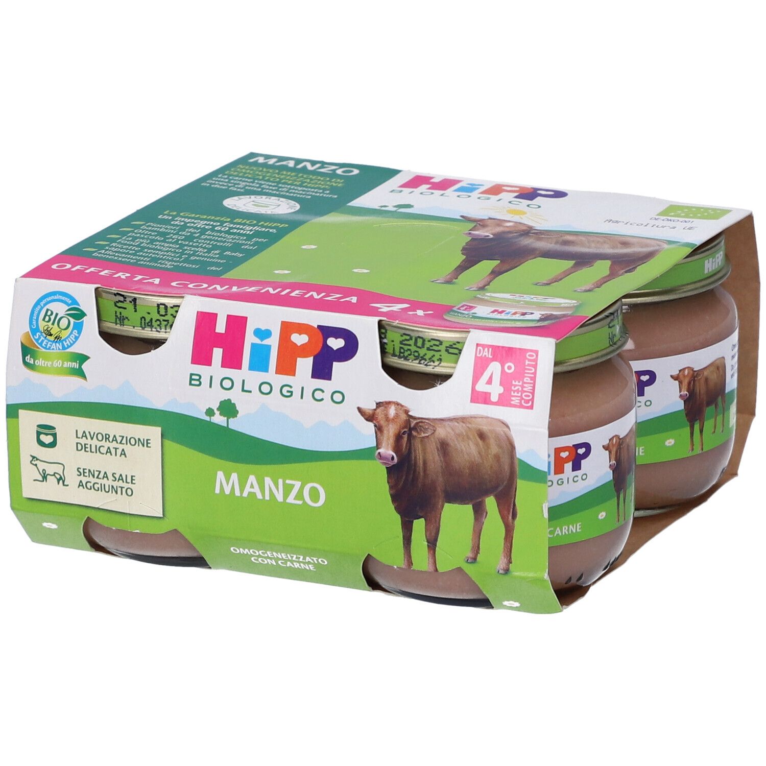 Hipp Bio Omogeneizzato Manzo